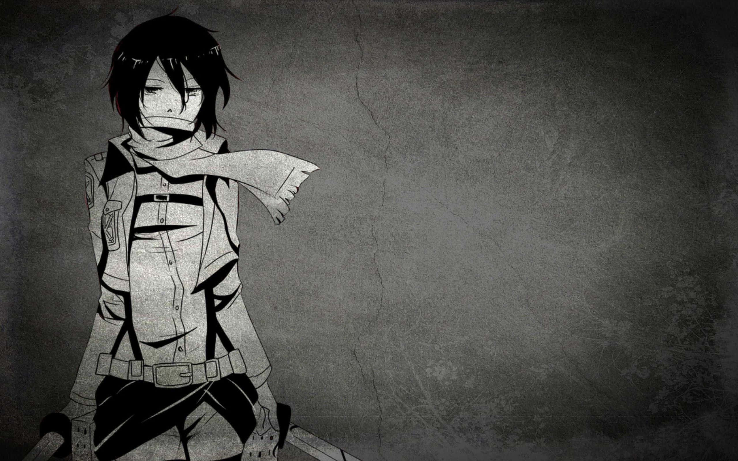 วอลเปเปอร์อนิเมะสไตล์ดำเท่ วอลเปเปอร์