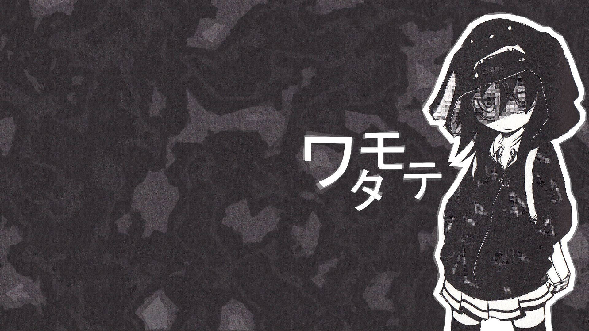 วอลเปเปอร์เดสก์ท็อปอนิเมะดาร์กสไตล์ WataMote วอลเปเปอร์