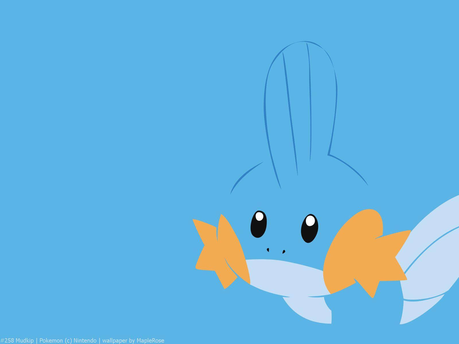 ศิลปะ Mudkip เศร้า วอลเปเปอร์