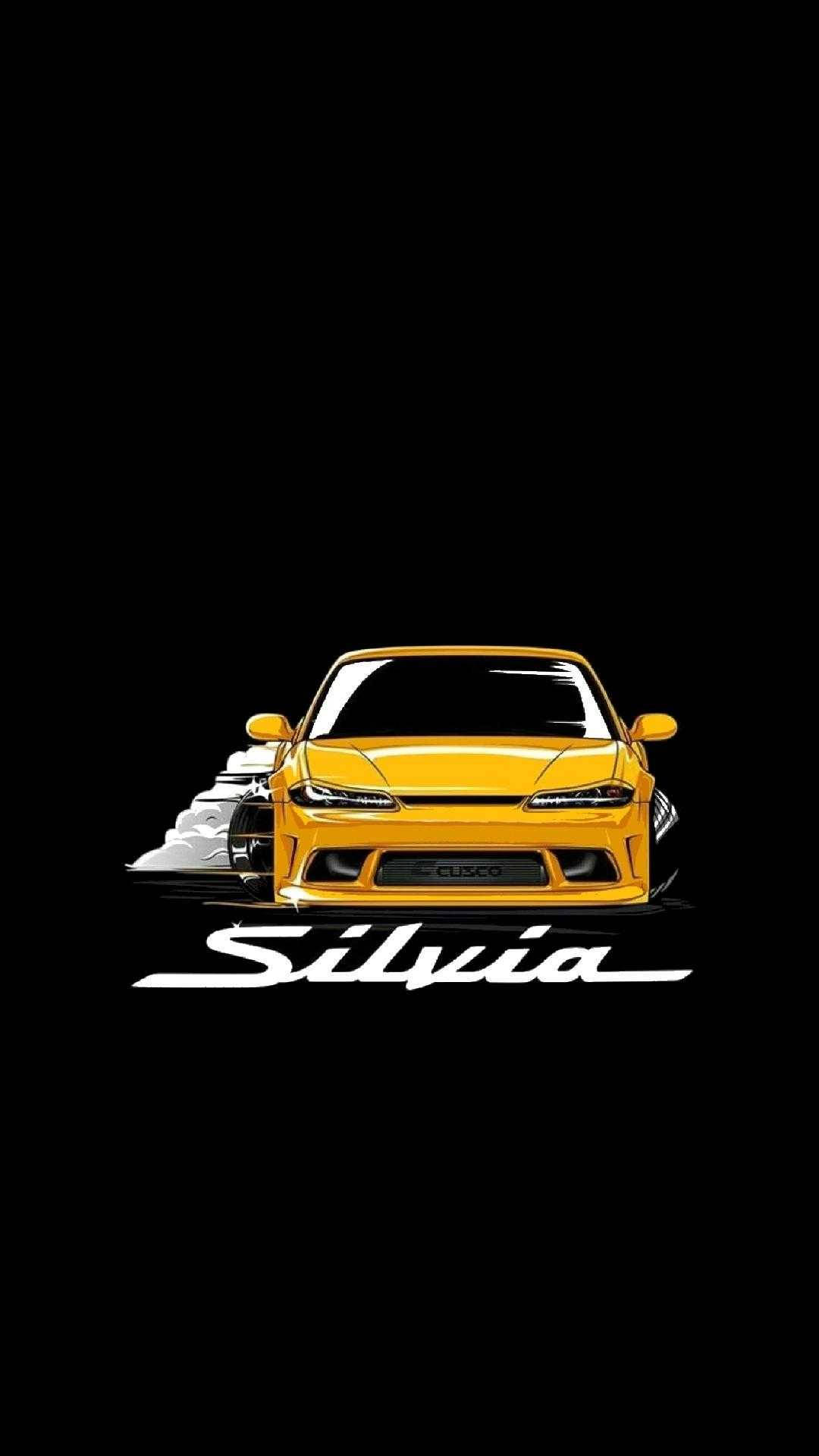 ศิลปะ Nissan Silvia สไตล์ JDM วอลเปเปอร์