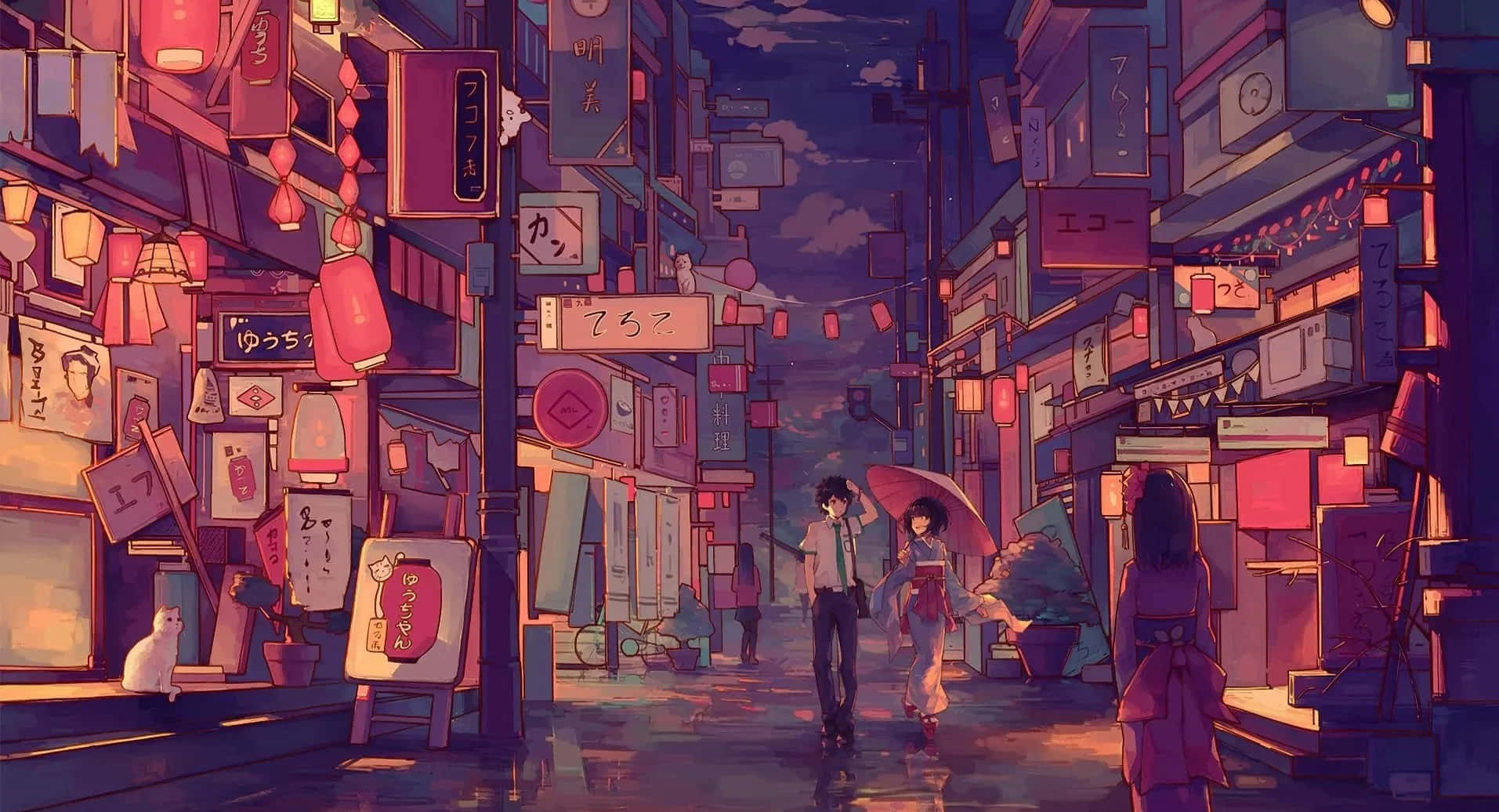 วอลเปเปอร์สไตล์ญี่ปุ่นสำหรับเดสก์ท็อป — Aesthetic วอลเปเปอร์