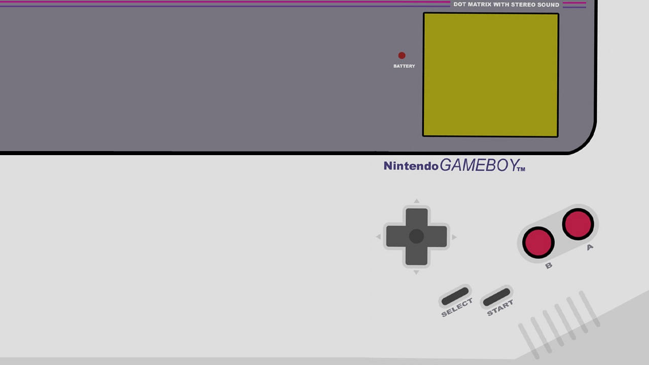 ศิลปะยืดขยายของ Nintendo Game Boy วอลเปเปอร์