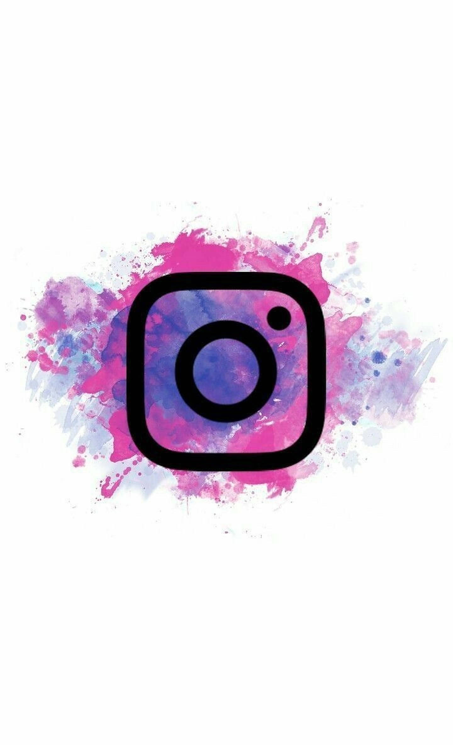 Instagram Watercolor Art วอลเปเปอร์
