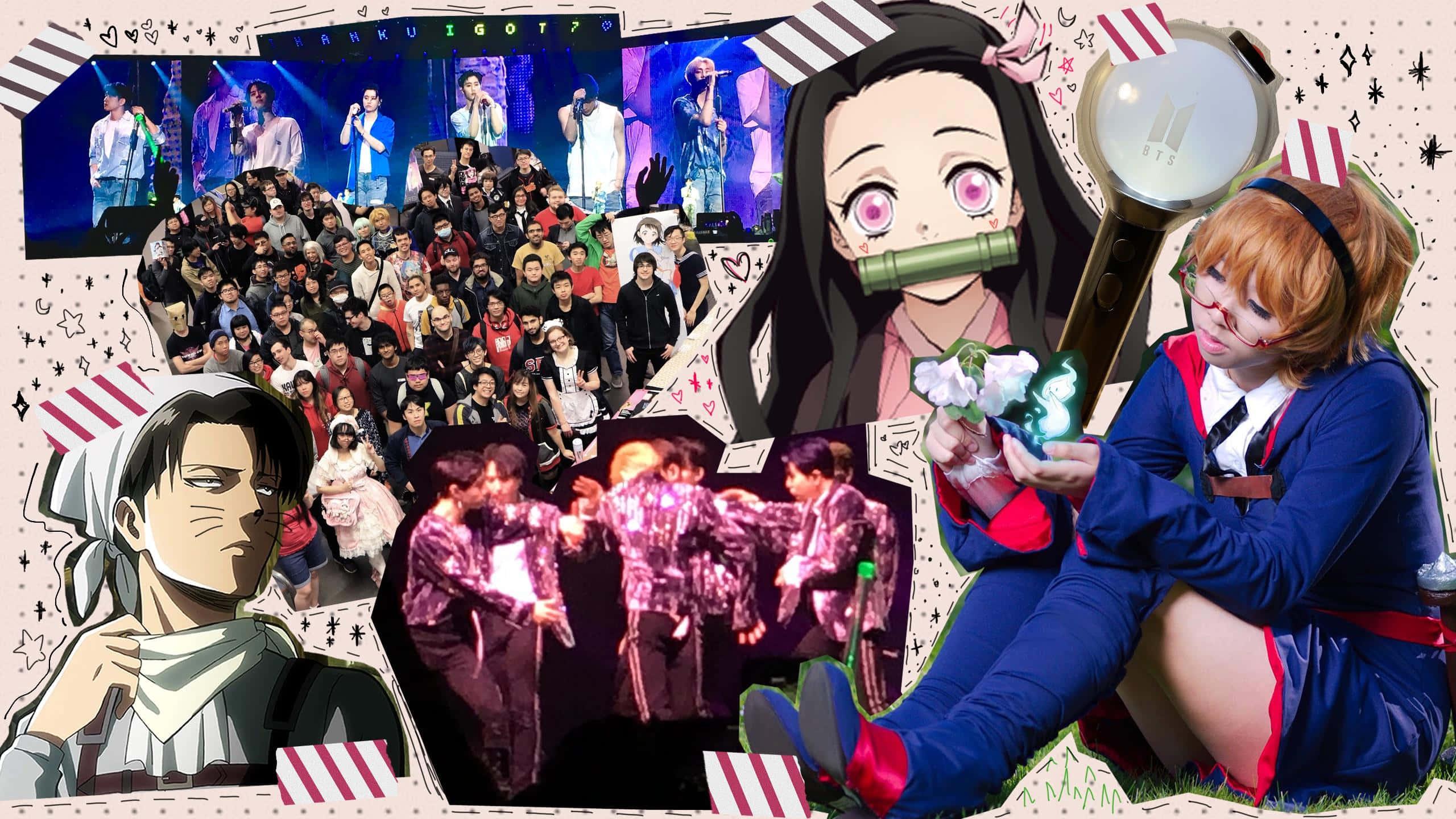ศิลปินเคป็อปมากความสามารถบนเวที วอลเปเปอร์