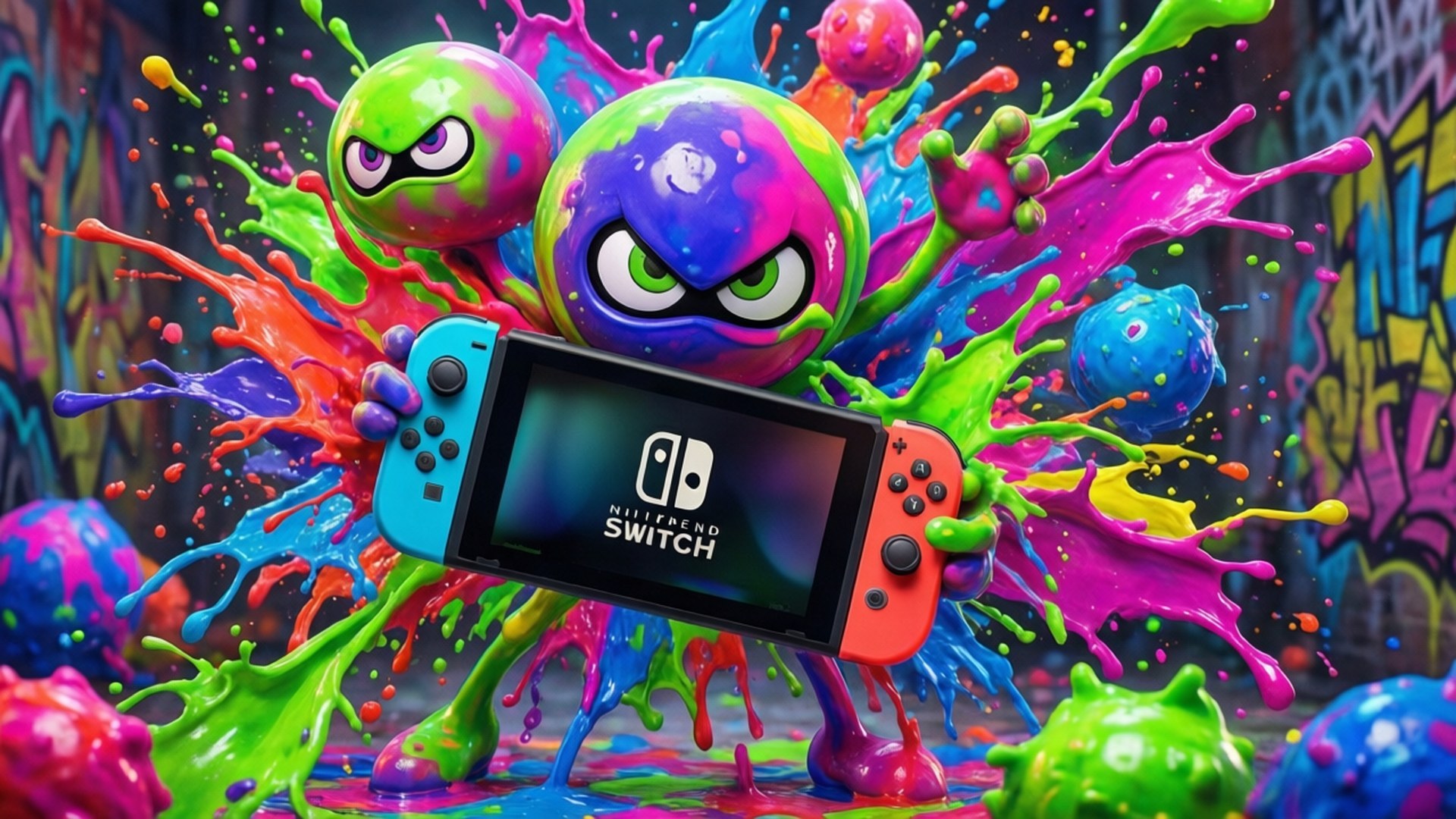 ศึกหมึก Splatoon วอลเปเปอร์