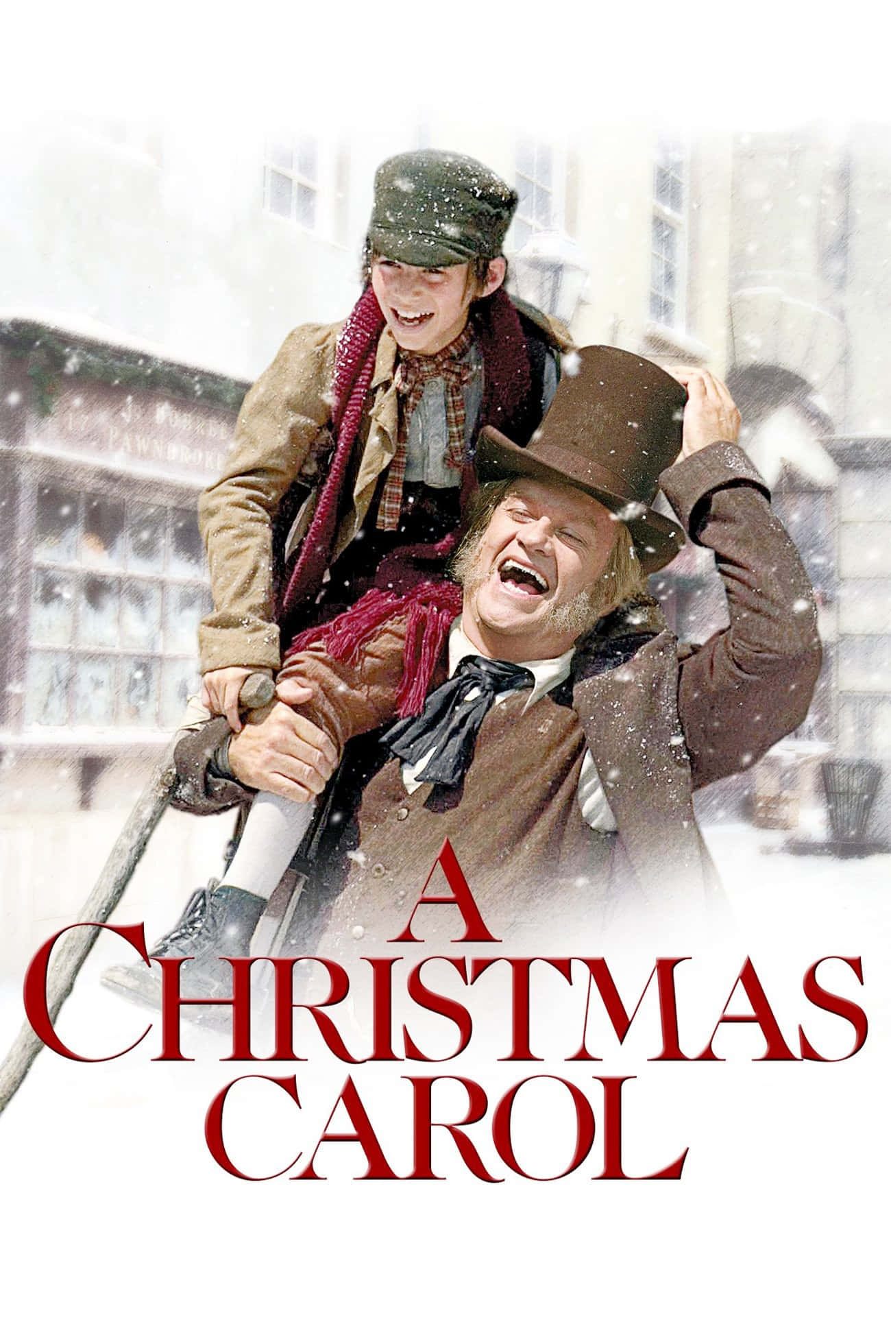 สครูจเปลี่ยนใจใน A Christmas Carol ของชาร์ลส์ ดิกเกนส์ วอลเปเปอร์