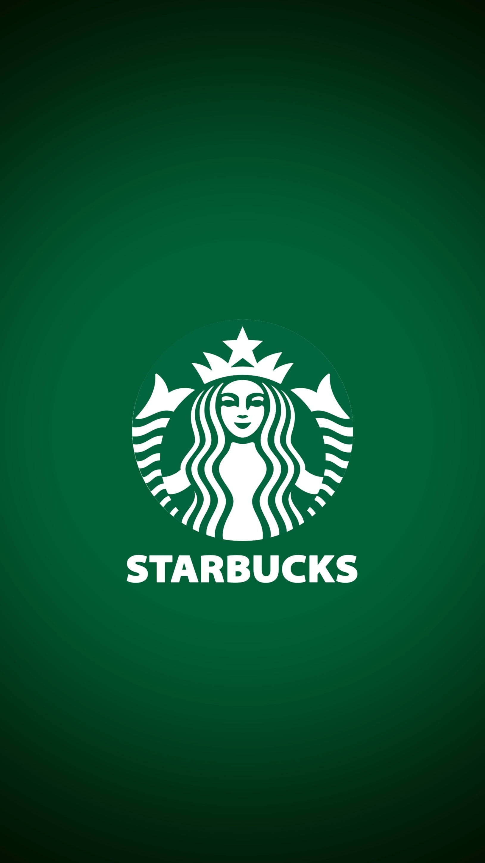 สตาร์บัคส์สีเขียวเข้มสำหรับไอโฟน วอลเปเปอร์