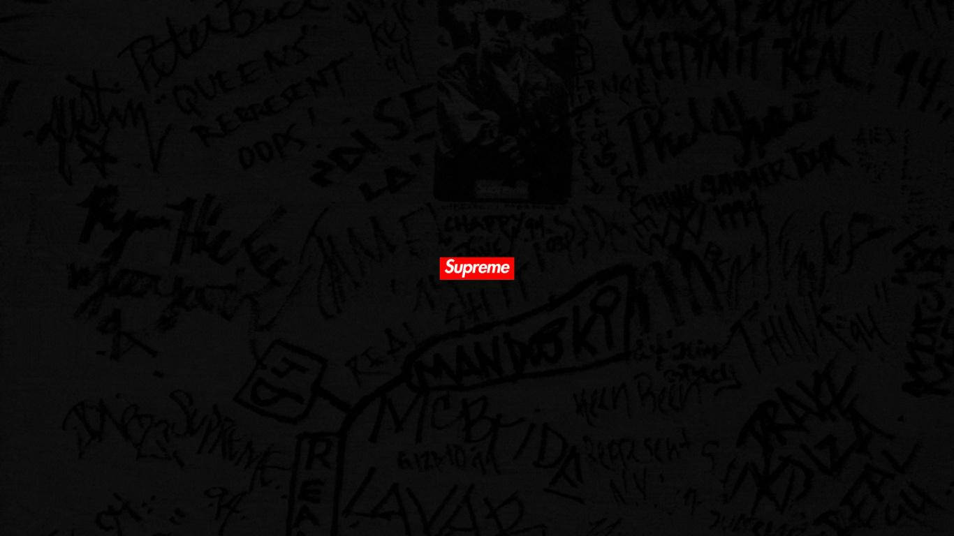 สติกเกอร์ Supreme Graffiti สำหรับแล็ปท็อป วอลเปเปอร์