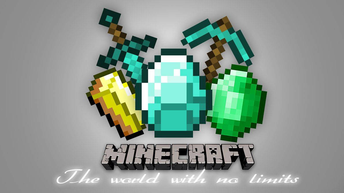 วอลเปเปอร์ไอเทมสมบัติพิกเซล Minecraft — มายคราฟ วอลเปเปอร์