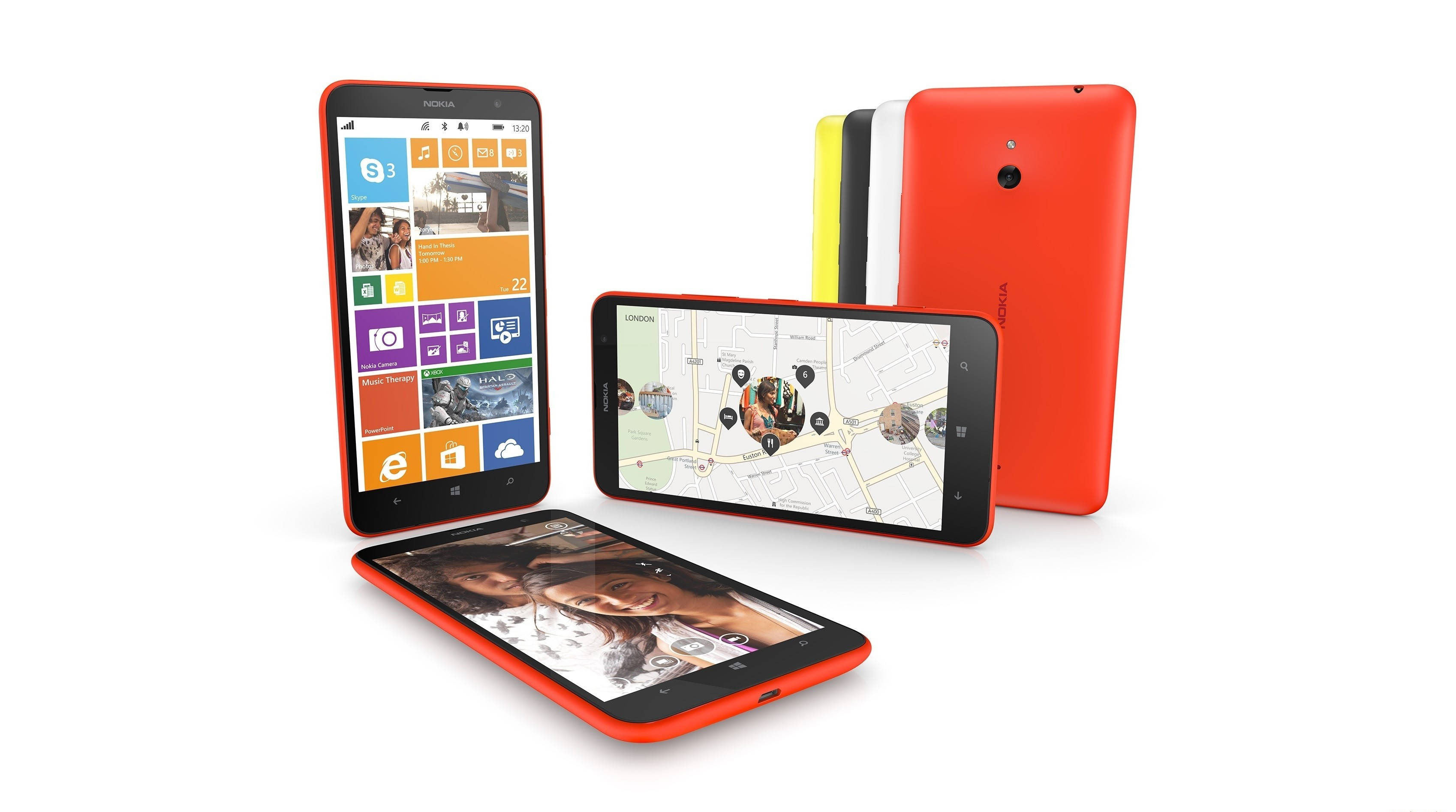 สมาร์ทโฟนแท็บเล็ต Nokia Lumia 1320 วอลเปเปอร์