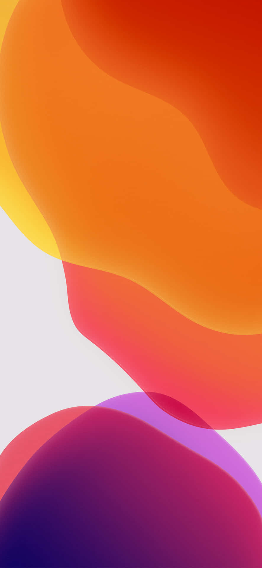 สีส้มและสีฟ้าคราม — ไอโฟน 13 GIF วอลเปเปอร์