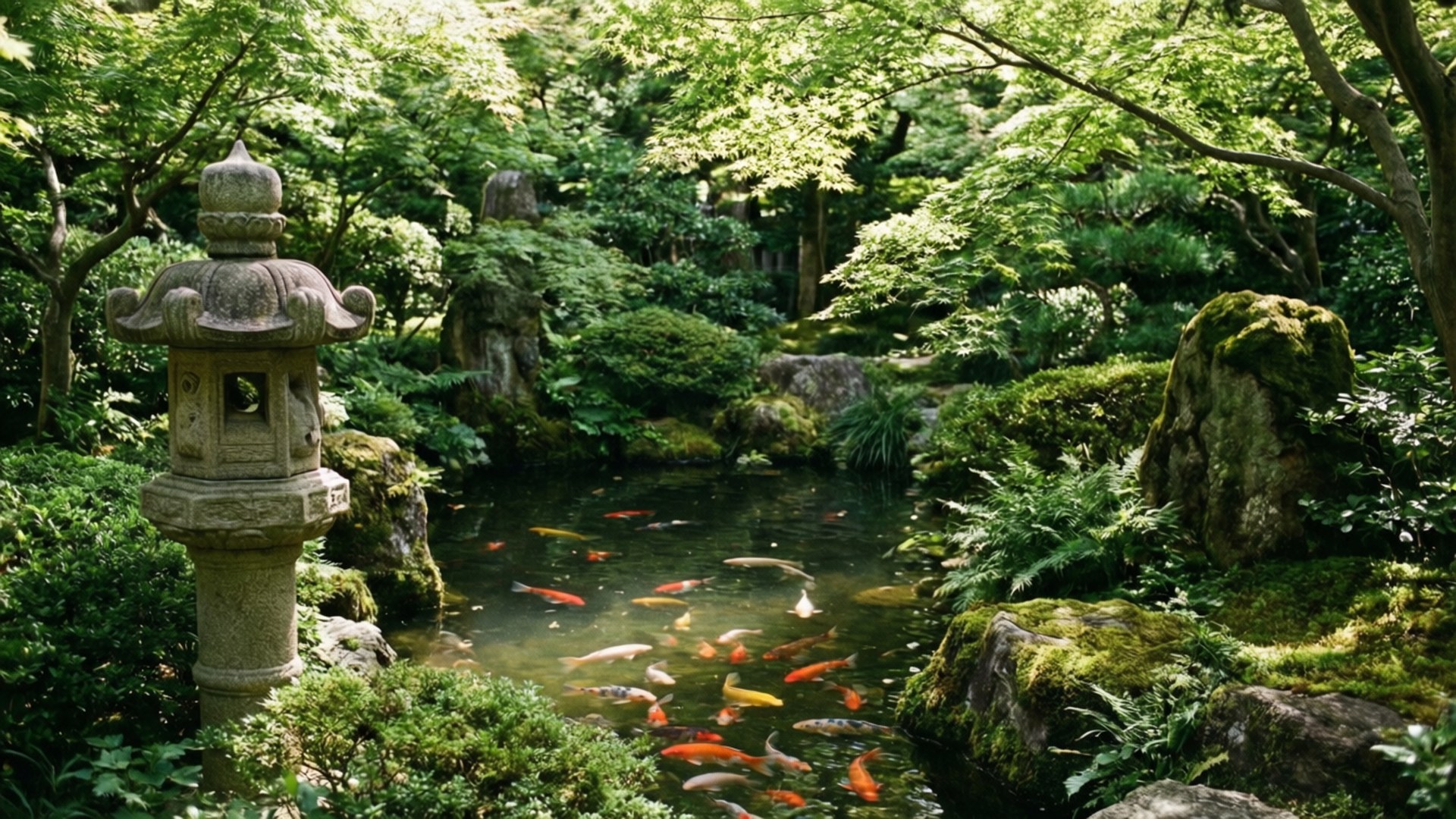 สวนเซนปลาคราฟ วอลเปเปอร์