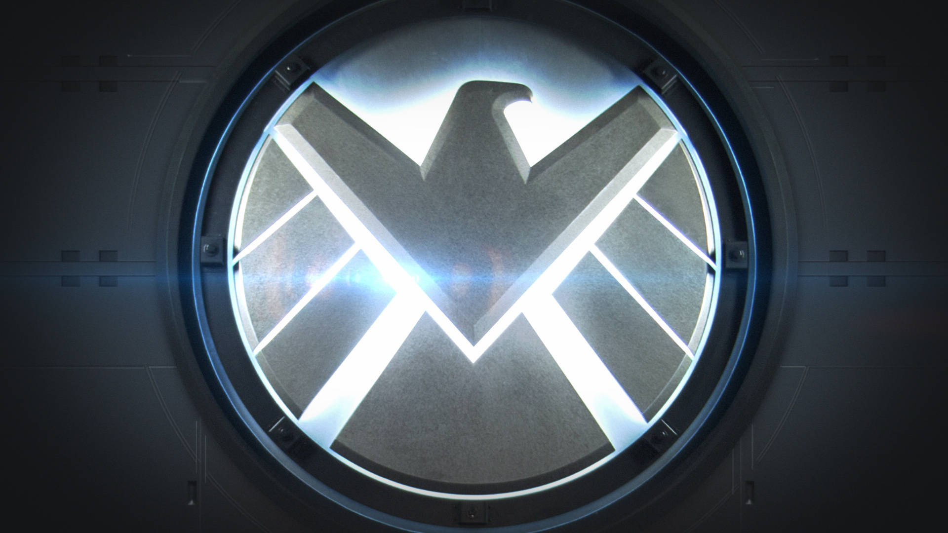 สัญลักษณ์ Agents of Shield ที่สวยงาม วอลเปเปอร์