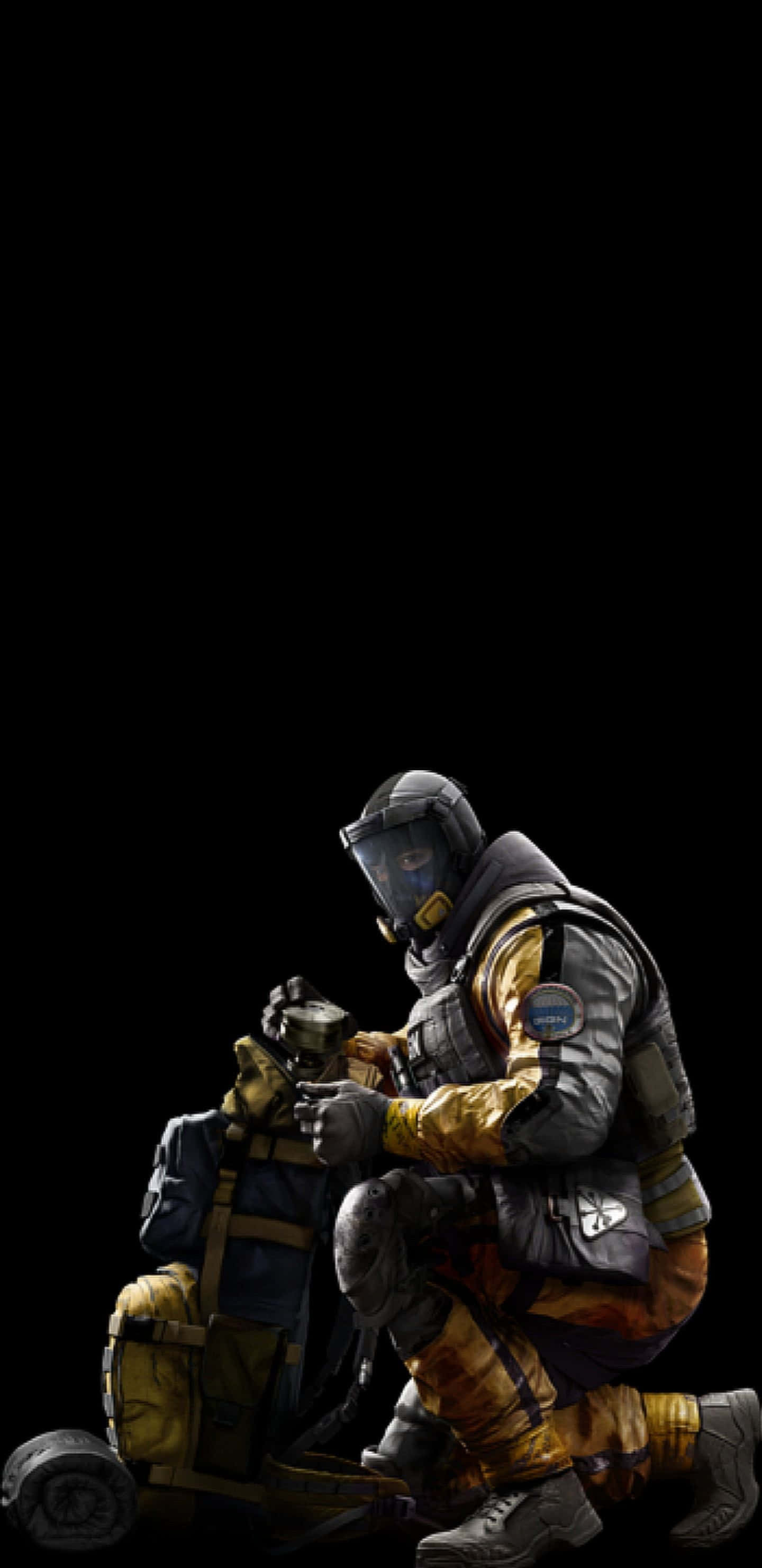 สัมผัสความตื่นเต้นที่ดื่มด่ำของ Rainbow Six Siege บน Google Pixel 3XL วอลเปเปอร์
