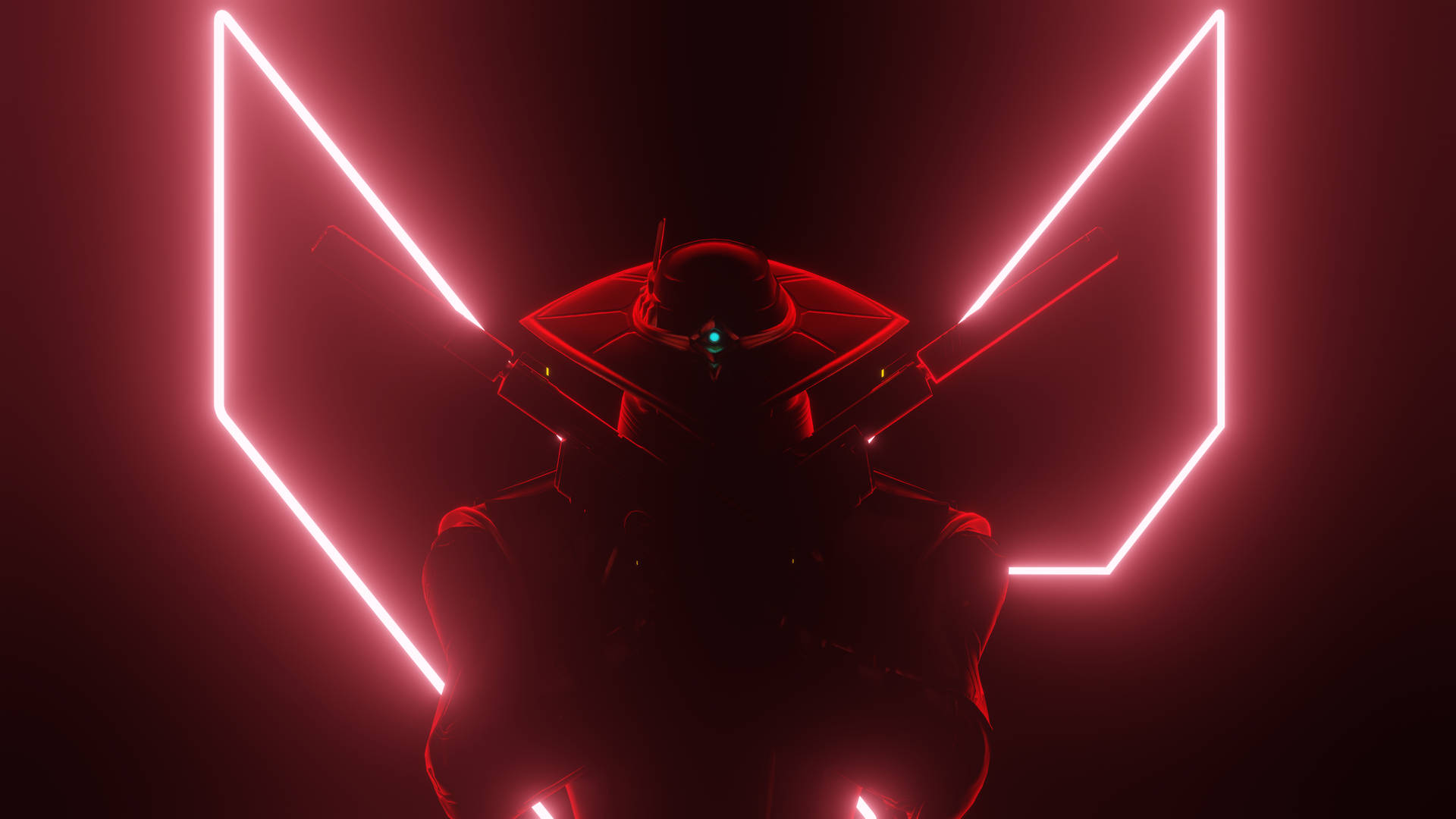 วอลเปเปอร์ Valorant Cypher ไฟนีออน — Valorant วอลเปเปอร์