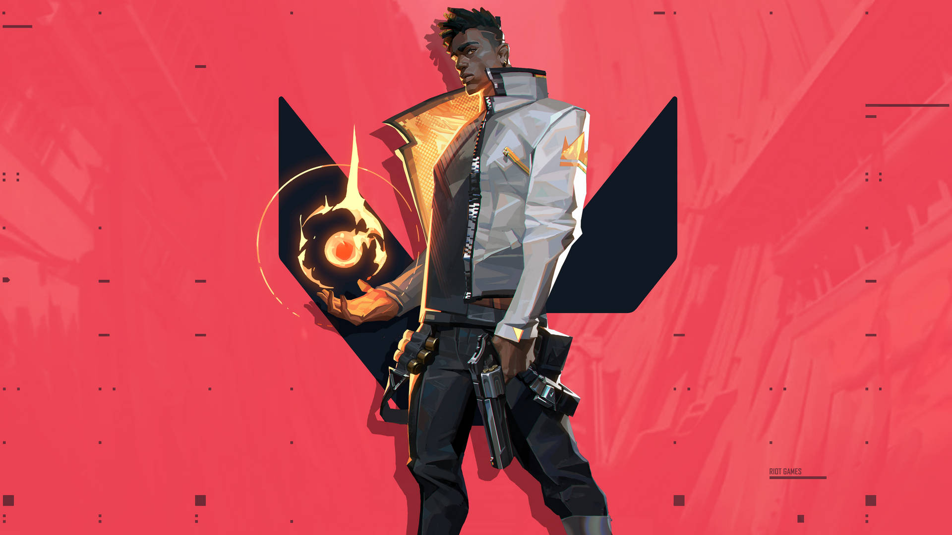 วอลเปเปอร์ Valorant Phoenix ลูกไฟ — Valorant วอลเปเปอร์