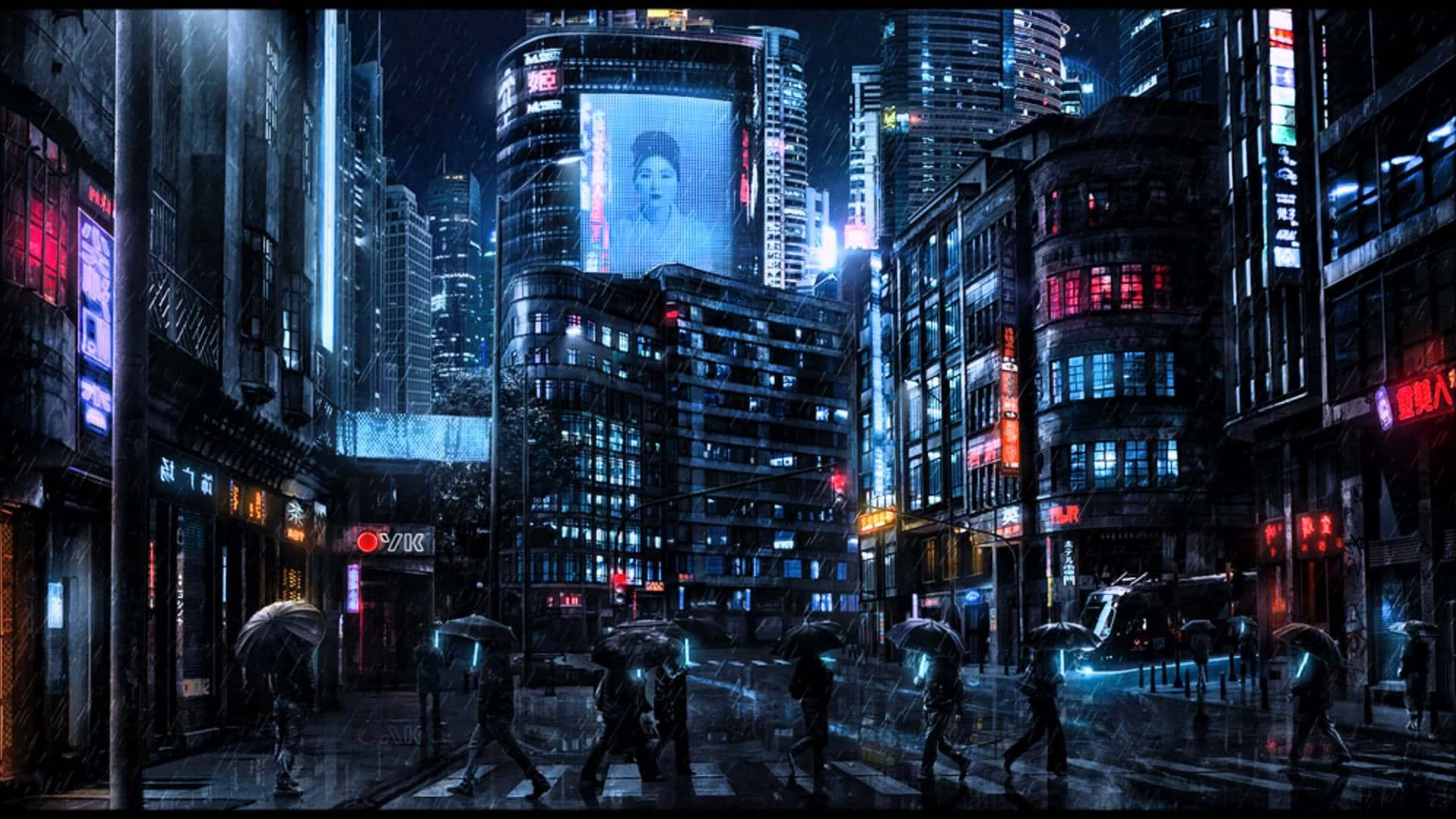 สัมผัสโลกอันวุ่นวายของ Dark City วอลเปเปอร์