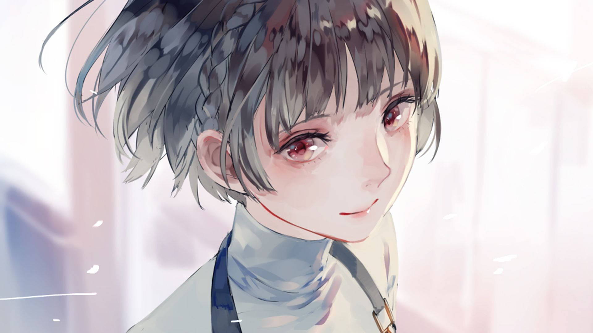 สาวน้อยอนิเมะน่ารักสไตล์ตุ๊กตา วอลเปเปอร์