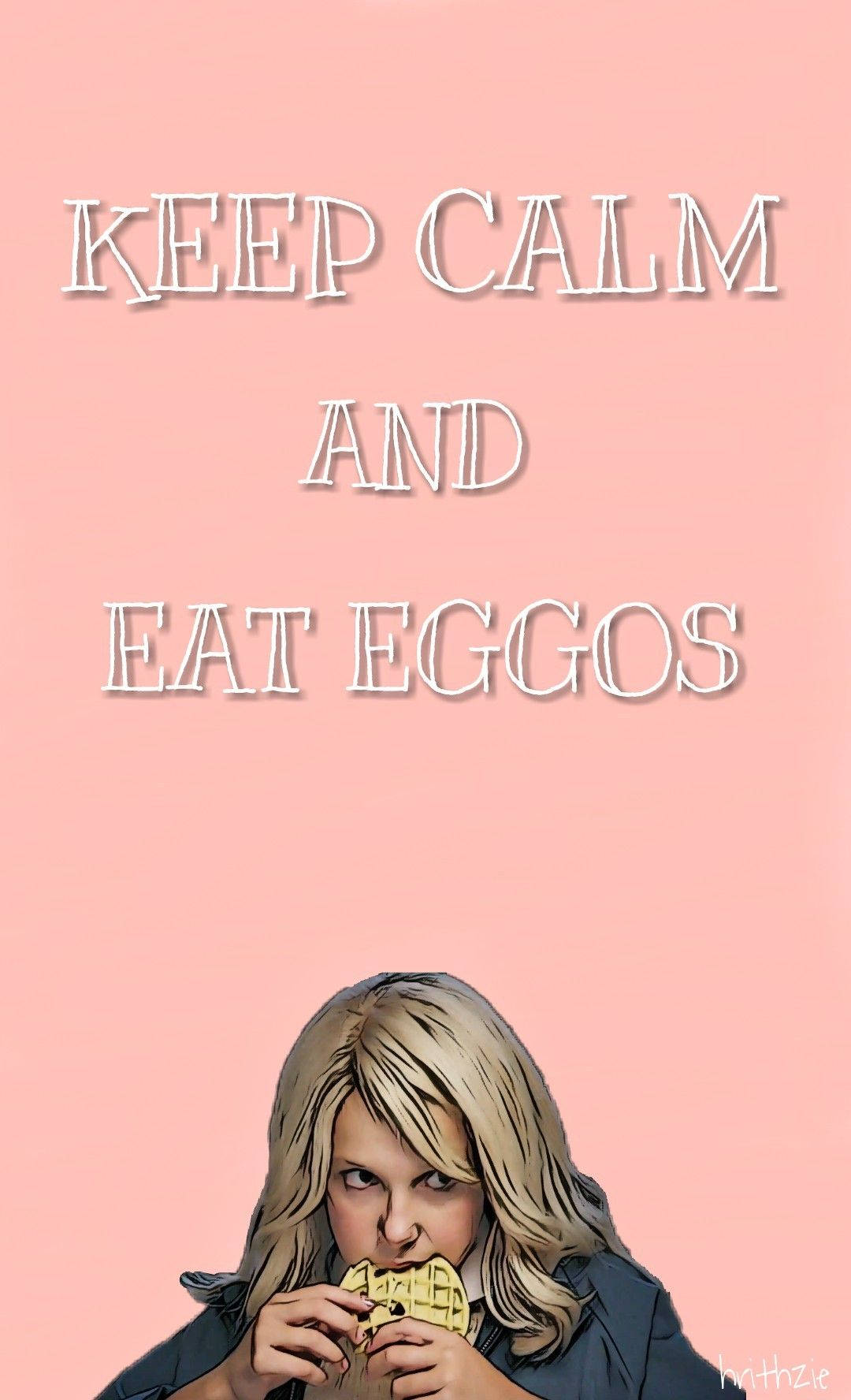สาวสวยจาก Stranger Things กำลังกิน Eggos วอลเปเปอร์