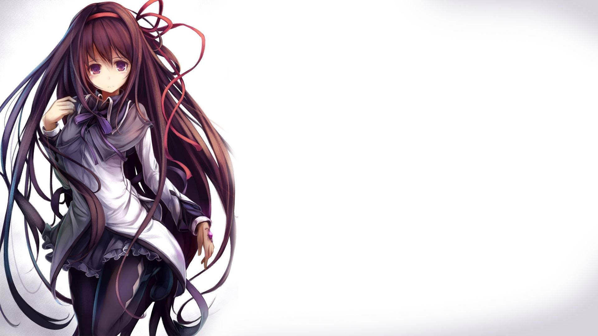 โฮมุระ อาเคมิ จาก Puella Magi Madoka Magica วอลเปเปอร์สาวอนิเมะ — สาวอนิเมะ วอลเปเปอร์