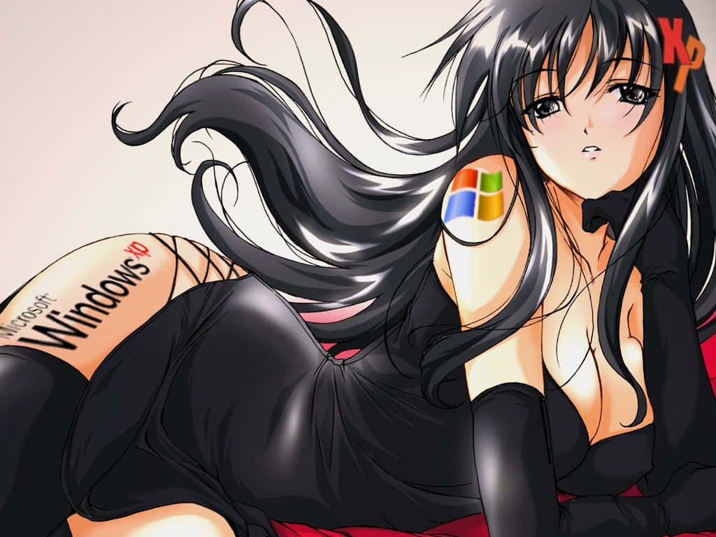 สาวอนิเมะเซ็กซี่ Windows XP วอลเปเปอร์