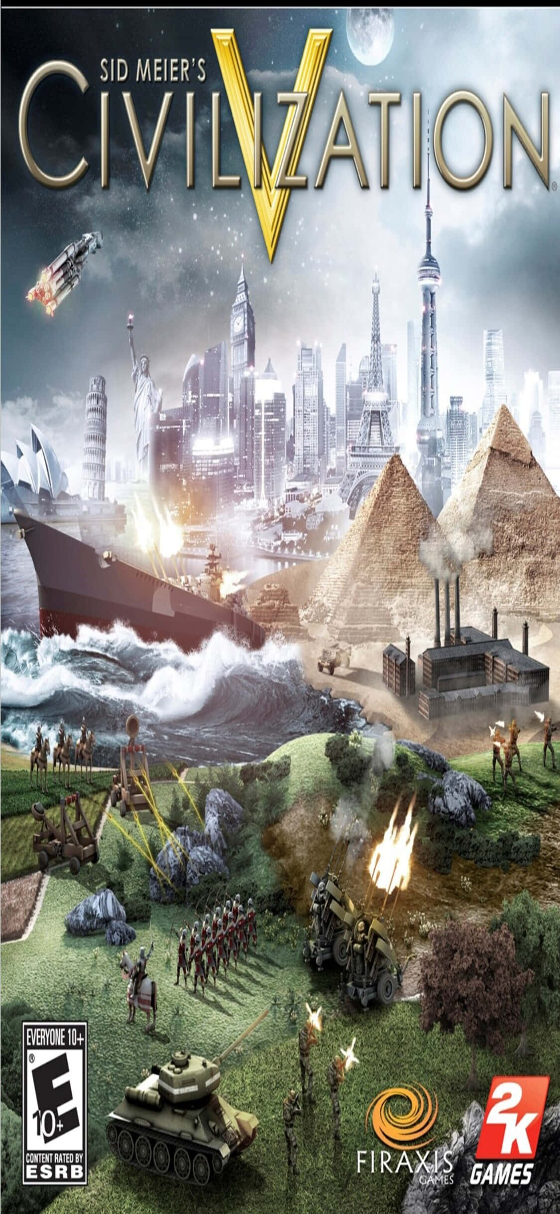 สำรวจโลกใหม่บน iPhone X ของคุณกับ Civilization V วอลเปเปอร์