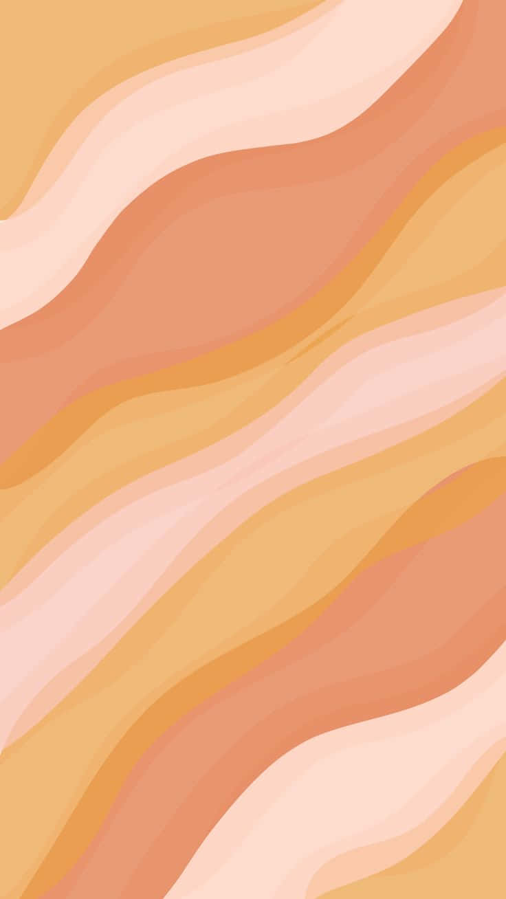 สีคลื่นพีชสวยงาม วอลเปเปอร์