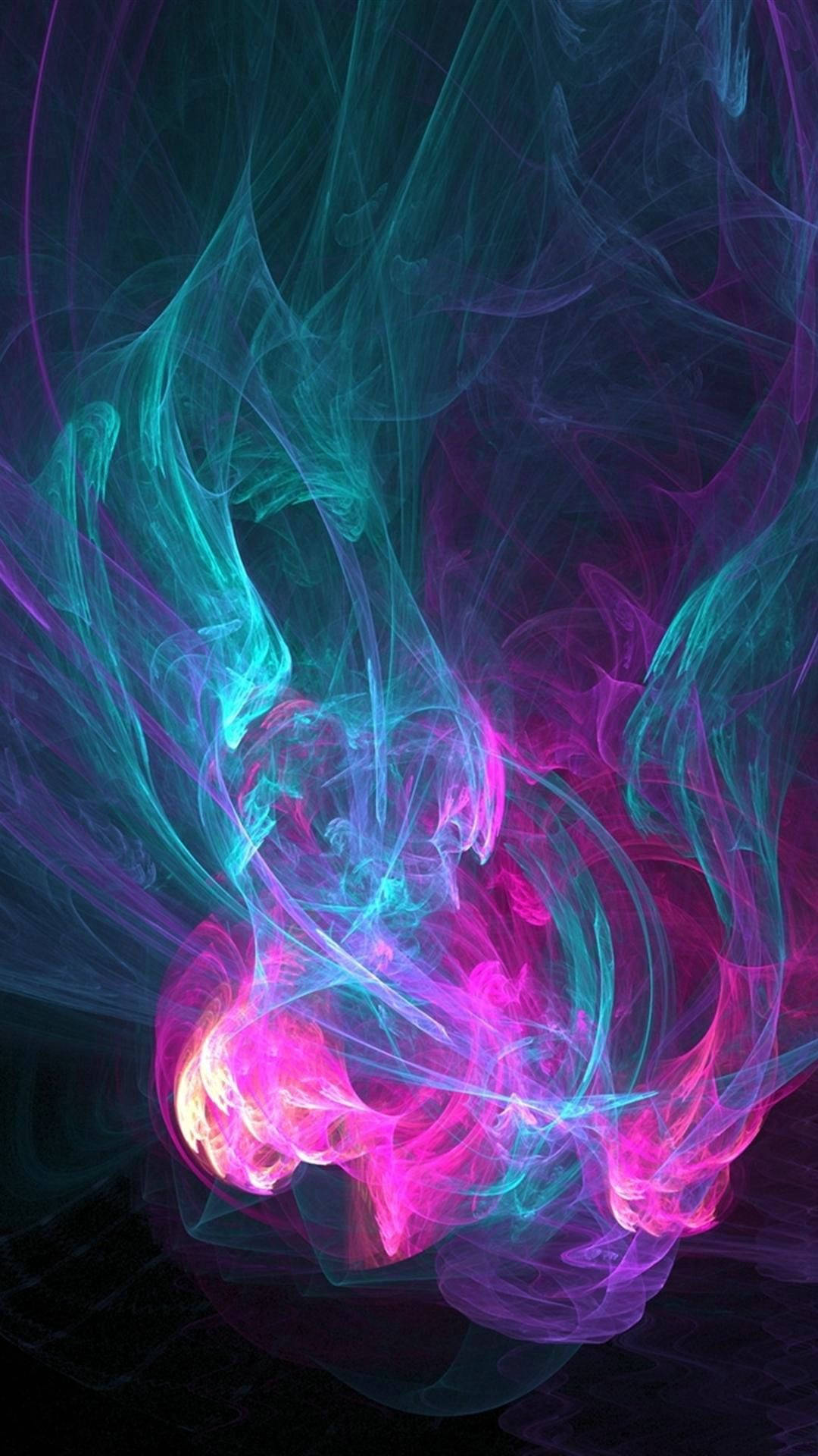 สีชมพูและสีฟ้ามหัศจรรย์ วอลเปเปอร์