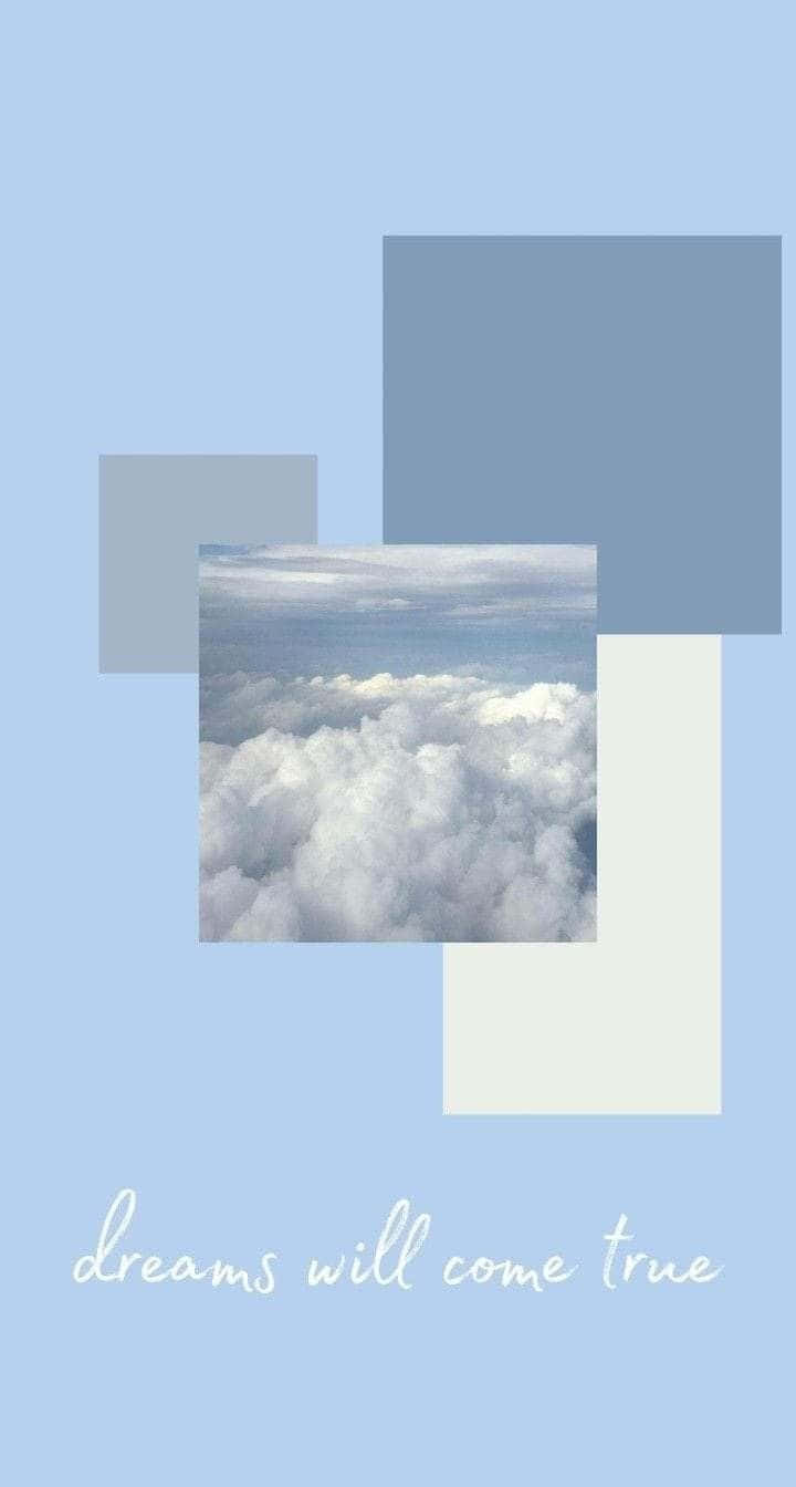 สีฟ้าพาสเทลทึบหลากสี วอลเปเปอร์