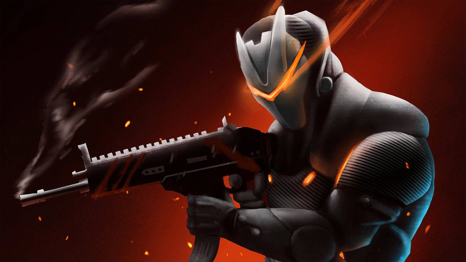 สุดยอด Fortnite Omega กำลังยิง วอลเปเปอร์