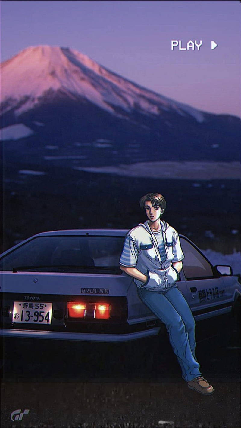 สุนทรียศาสตร์ JDM จาก Initial D วอลเปเปอร์