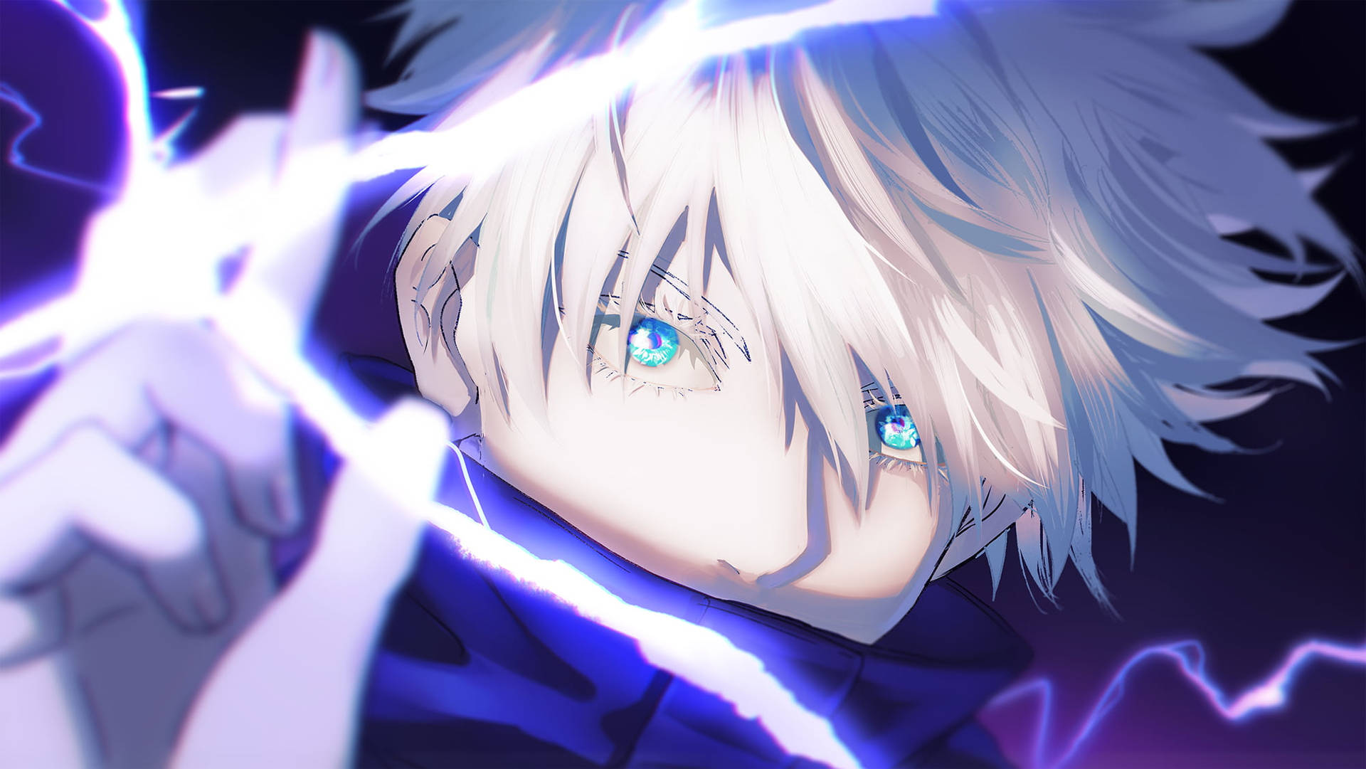 หนุ่มหล่ออนิเมะดวงตาส่องแสง — GIF เจ๋ง วอลเปเปอร์