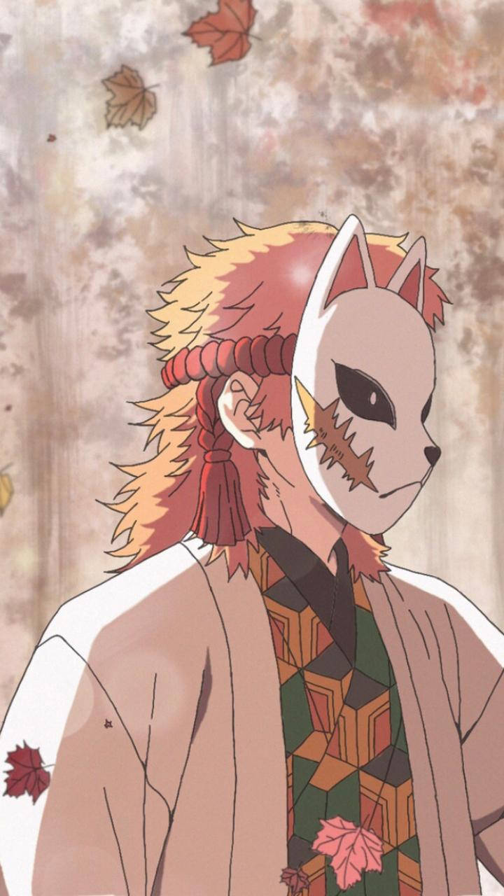 หน้ากากนักล่าปีศาจซาบิโตะสีพาสเทล วอลเปเปอร์