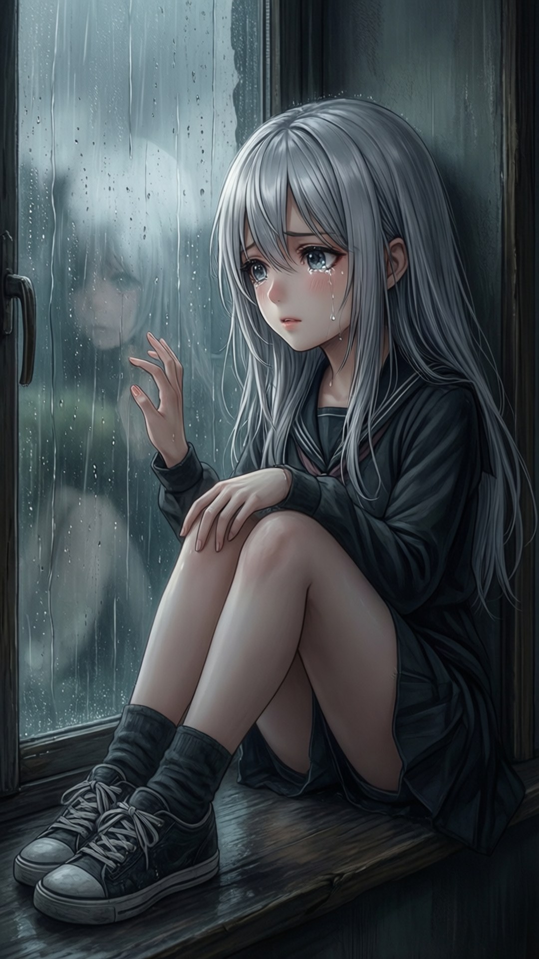 หน้าต่างฝนตก วอลเปเปอร์