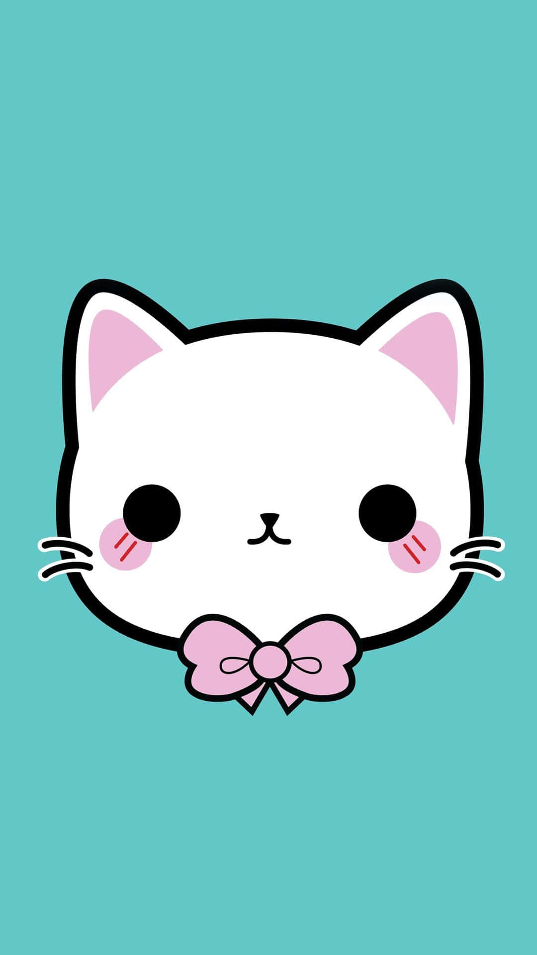 หน้าน้องแมวน่ารักสไตล์คาวาอี้ วอลเปเปอร์