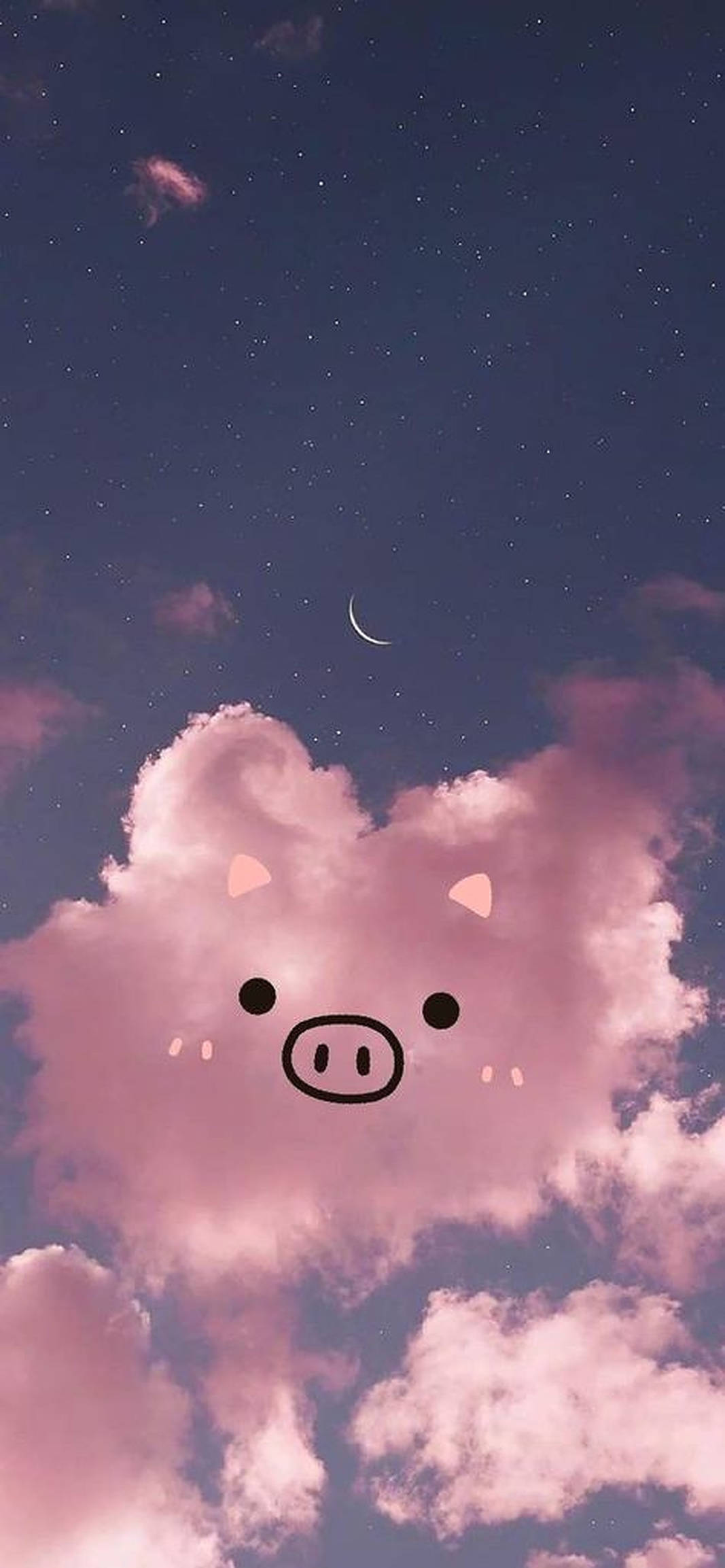 หมูน้อยเมฆน่ารัก วอลเปเปอร์