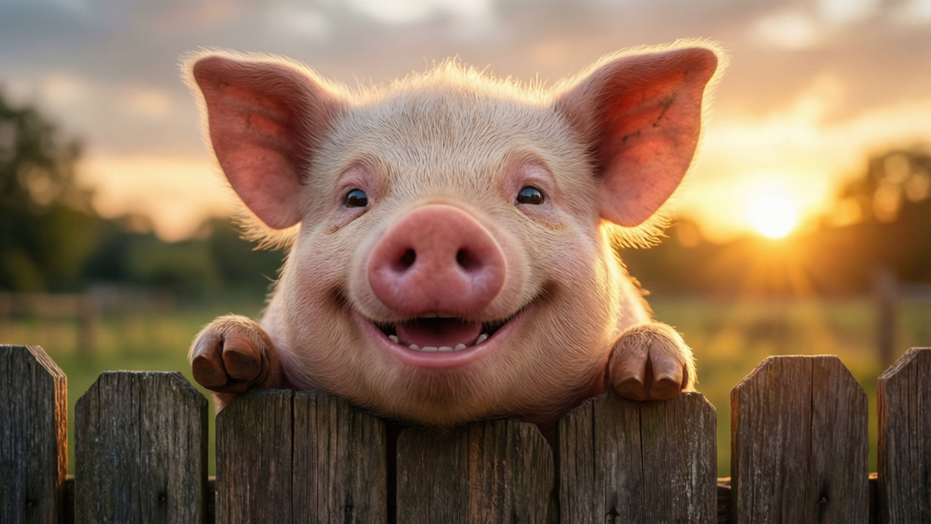 หมูแอบดู วอลเปเปอร์