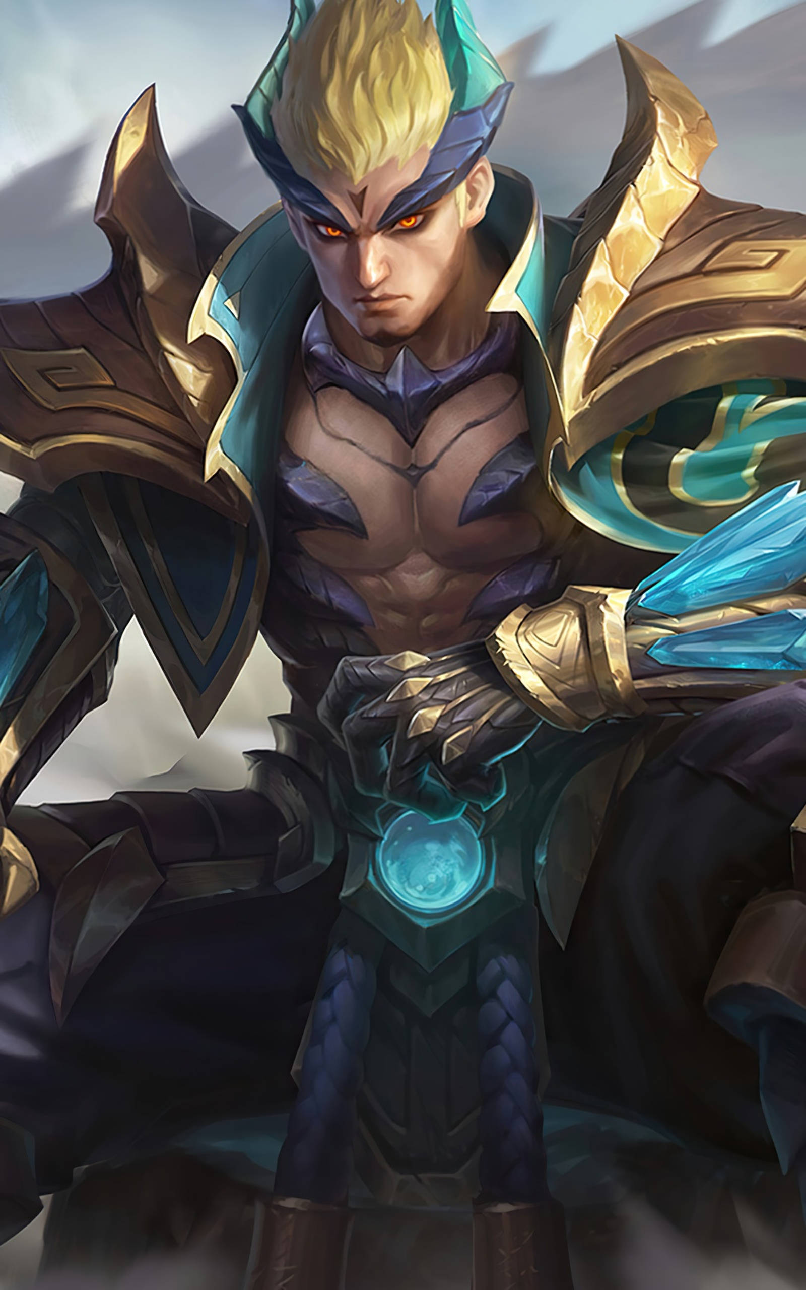 มังกรมรกต Yu Zhong ดิจิทัลอาร์ต วอลเปเปอร์