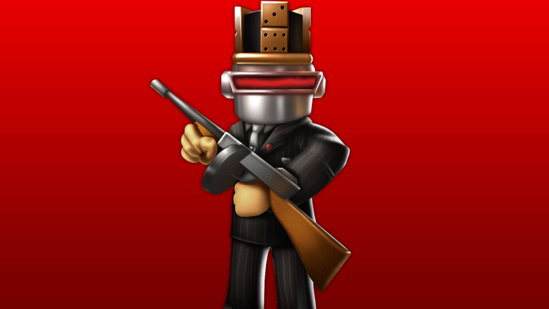 วอลเปเปอร์สุดเจ๋งของอวาตาร์หุ่นยนต์มือปืนในเกม Roblox — Roblox วอลเปเปอร์