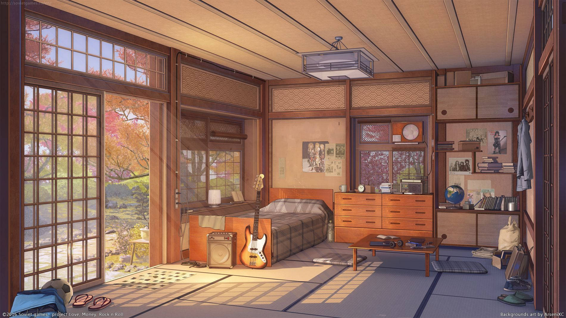ห้องญี่ปุ่นแบบดั้งเดิม วอลเปเปอร์