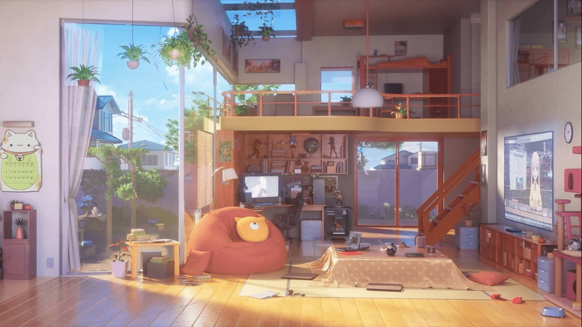 ห้องพร้อมชั้นลอย วอลเปเปอร์