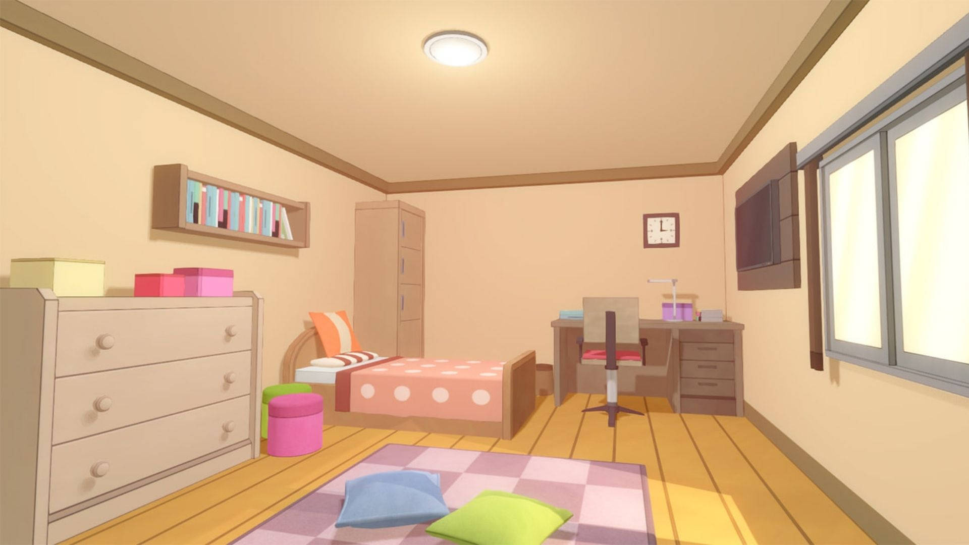 ห้องอนิเมะที่น่าหลงใหล วอลเปเปอร์