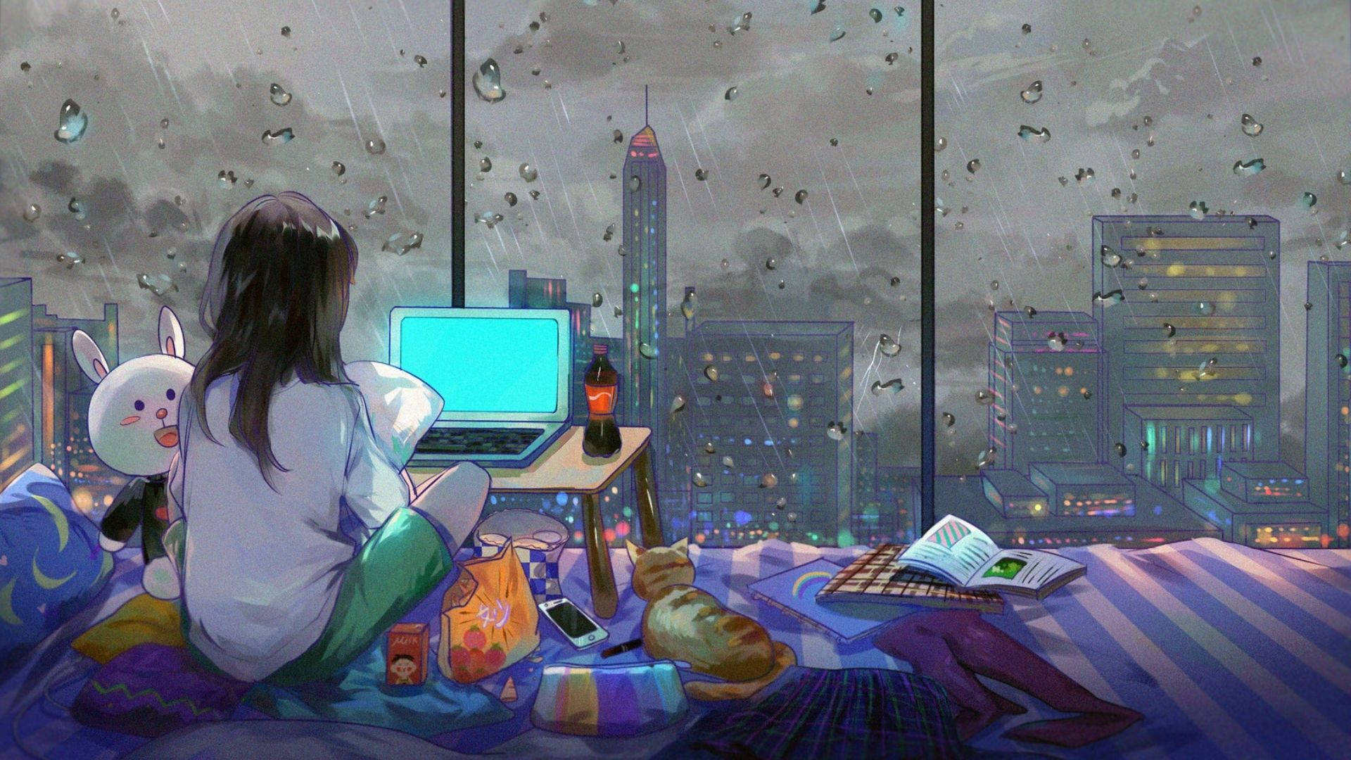 ห้องอนิเมะที่วุ่นวาย วอลเปเปอร์