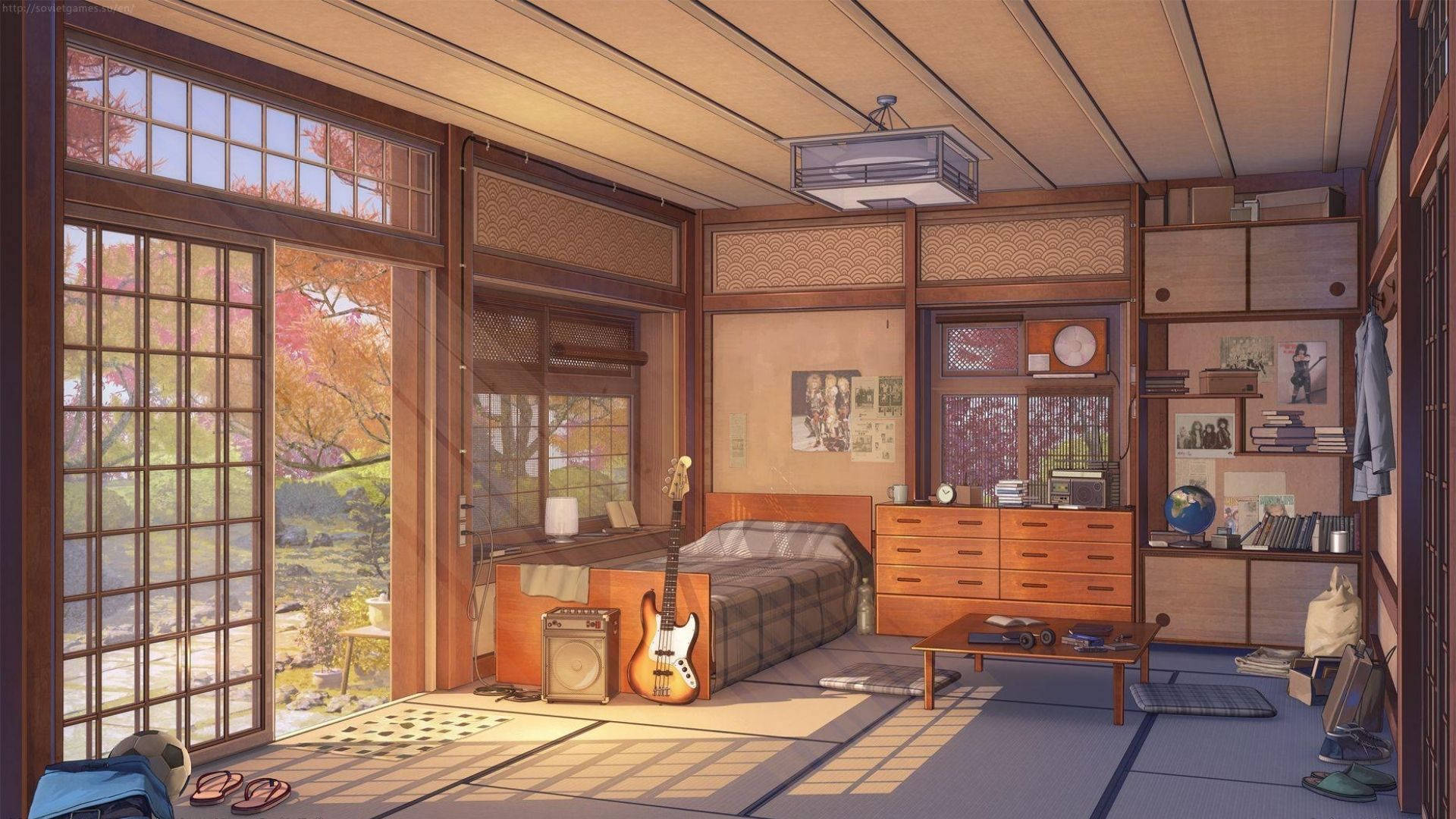 ห้องอนิเมะนักดนตรี วอลเปเปอร์
