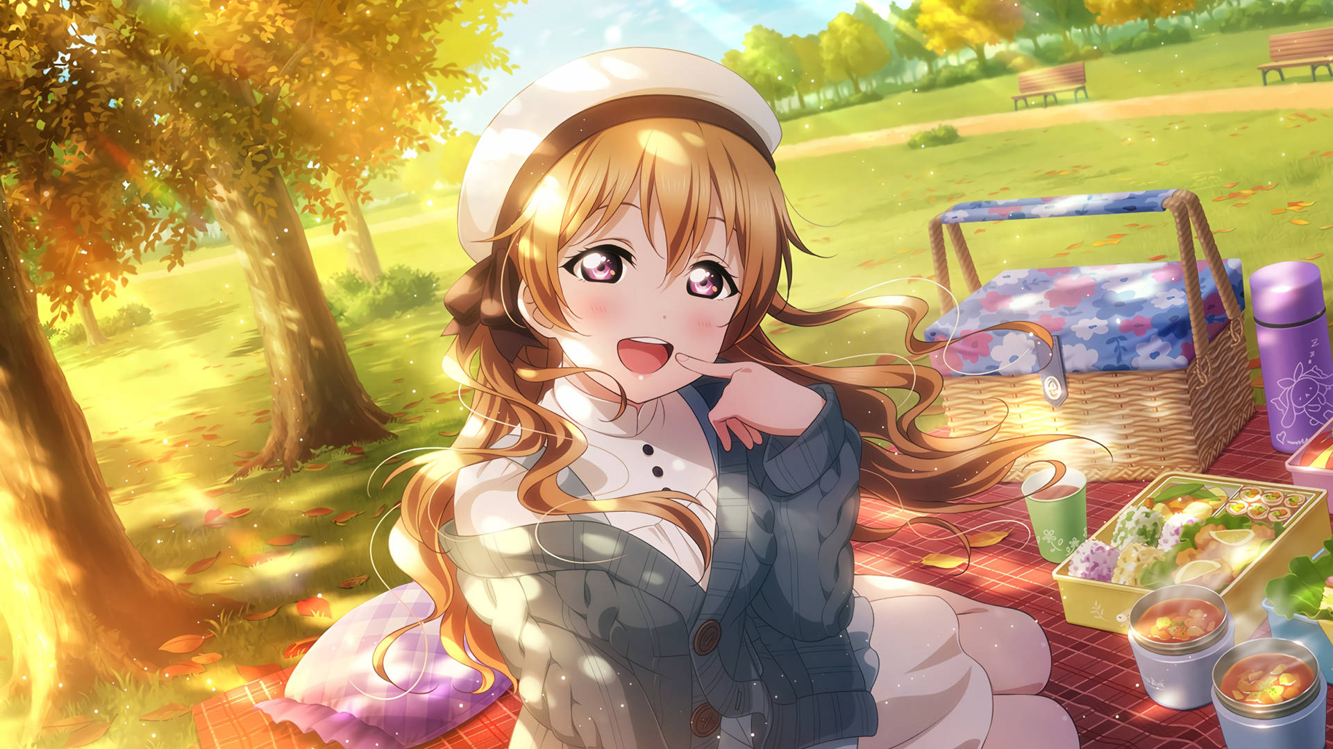 วอลเปเปอร์อนิเมะ Love Live ฮานาโยะ — อนิเมะ GIF เคลื่อนไหว วอลเปเปอร์