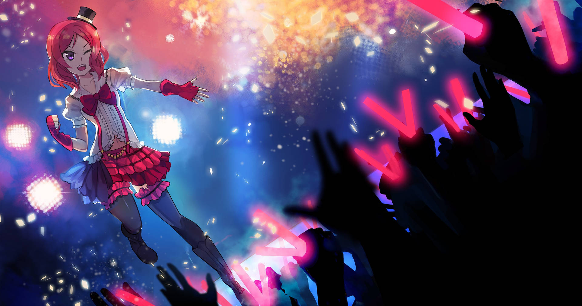 วอลเปเปอร์อนิเมะ Love Live การแสดง — อนิเมะ GIF เคลื่อนไหว วอลเปเปอร์