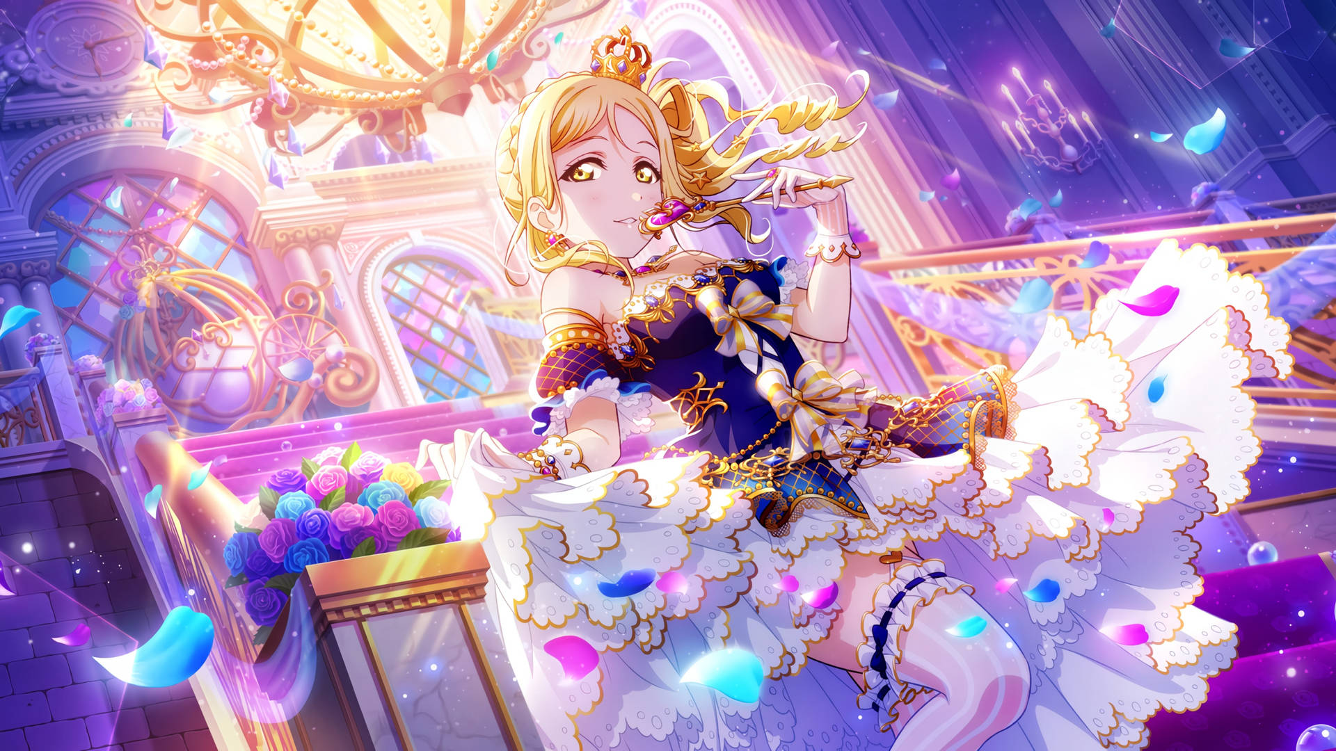 วอลเปเปอร์อนิเมะ Love Live เอลิ — อนิเมะ GIF เคลื่อนไหว วอลเปเปอร์