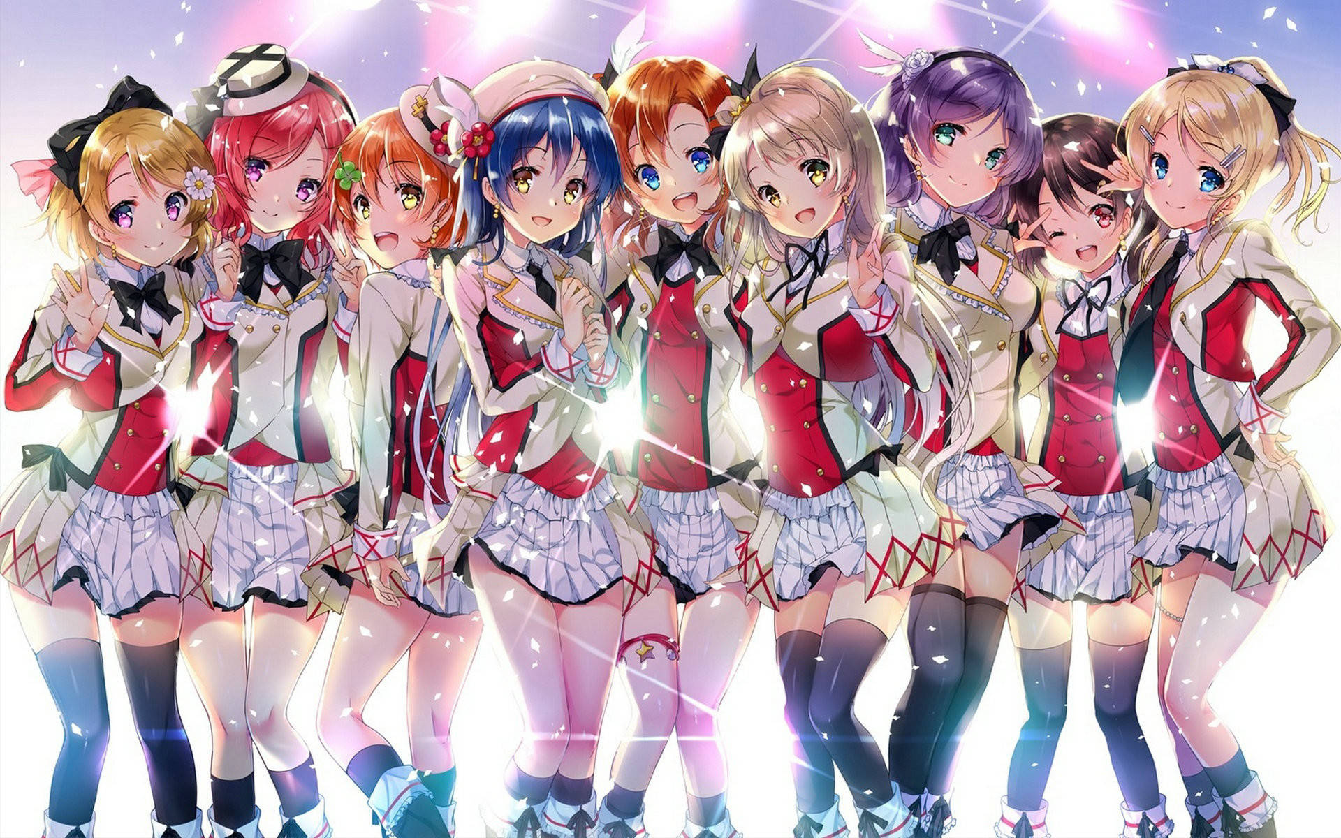 วอลเปเปอร์อนิเมะ Love Live ไอดอล — อนิเมะ GIF เคลื่อนไหว วอลเปเปอร์
