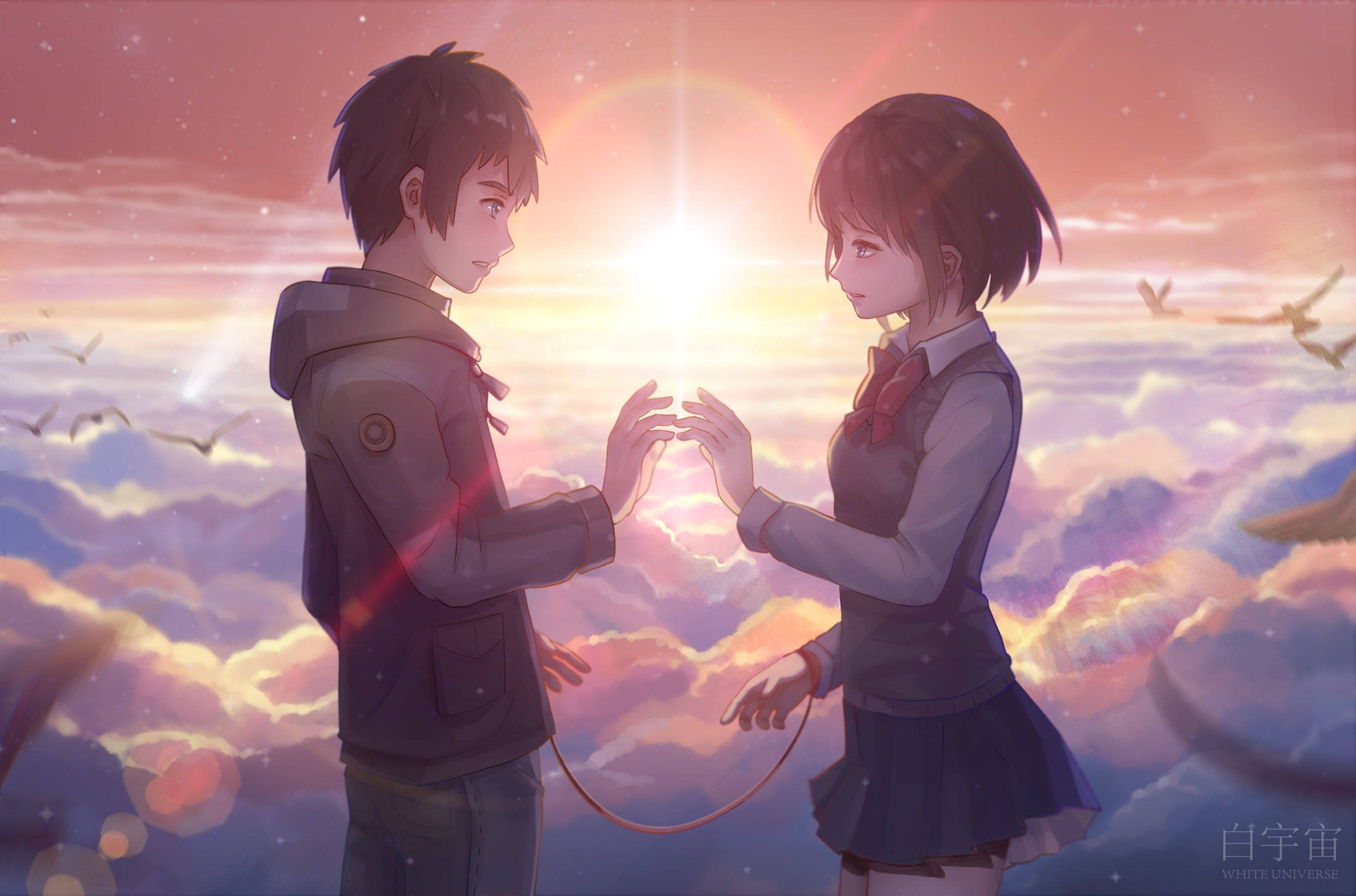 อนิเมะคู่รัก Your Name วอลเปเปอร์