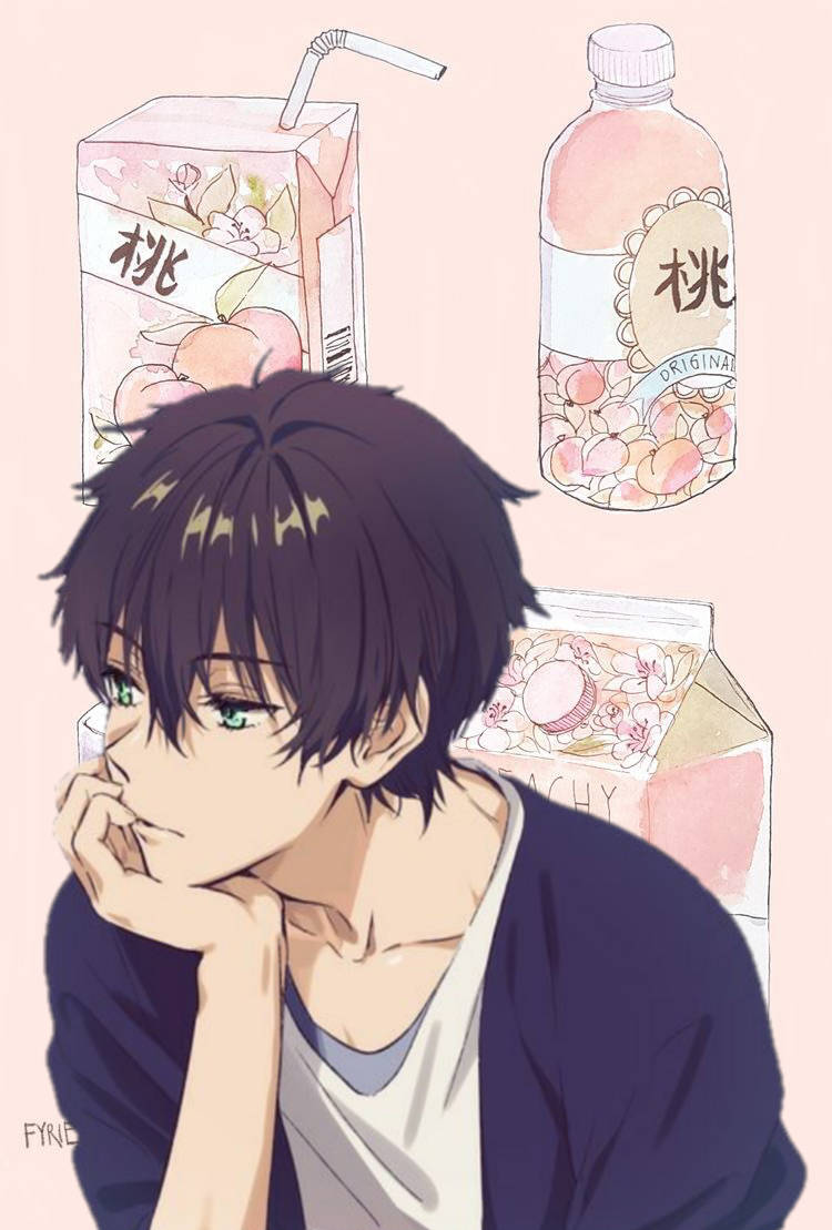 อนิเมะชายเศร้า Hōtarō Oreki สไตล์สวย วอลเปเปอร์